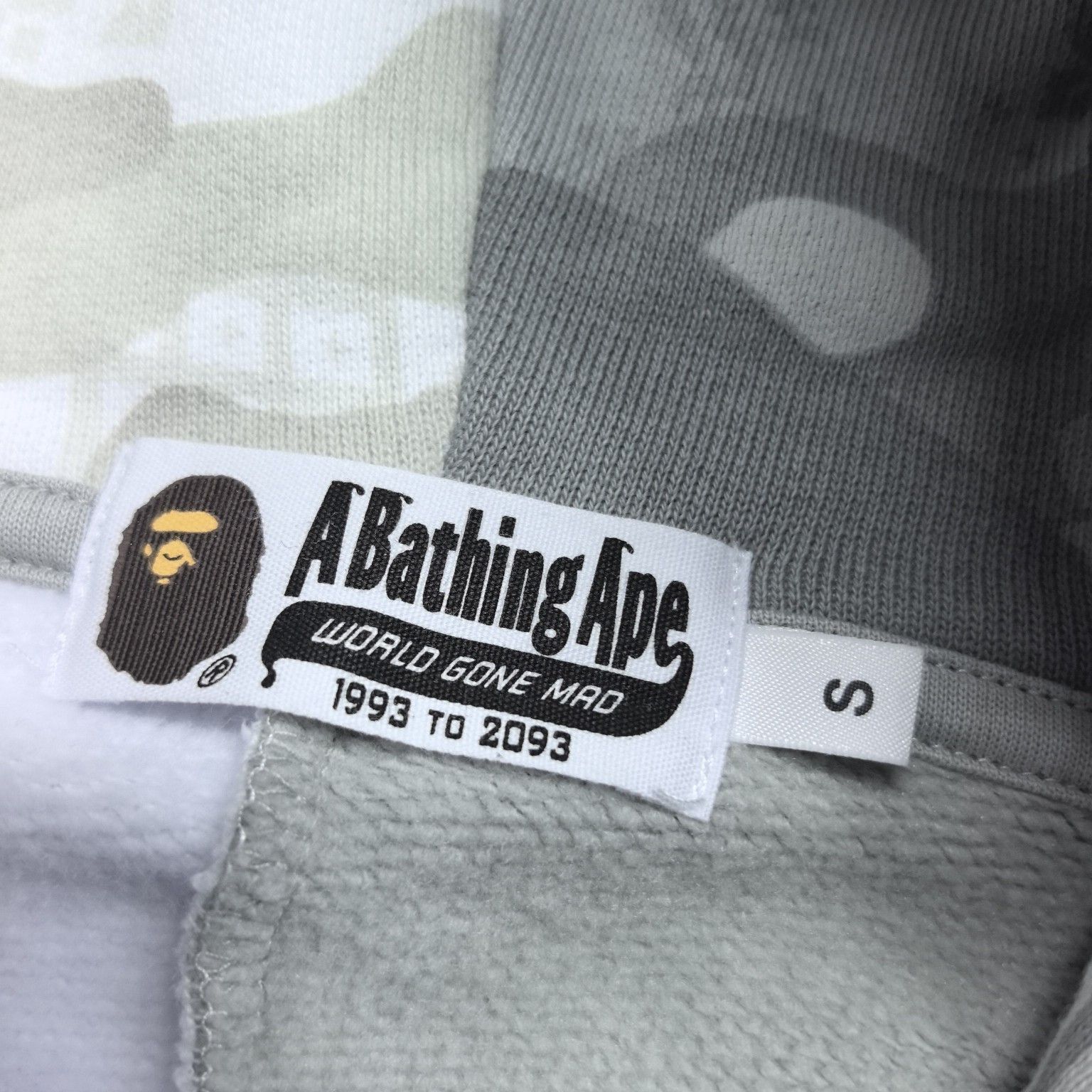 Bape A BATHING APE x CLOT Camo Split Shark Hoodie Size S Size US S / EU 44-46 / 1 - 2 Thumbnail