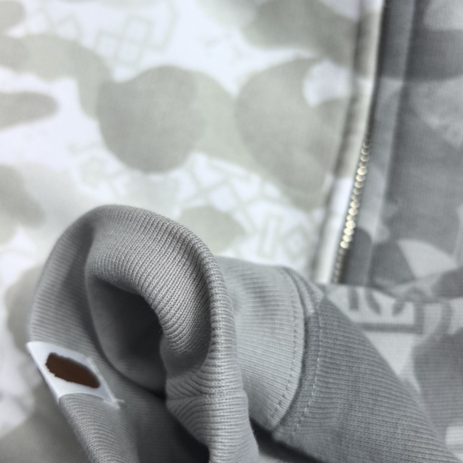 Bape A BATHING APE x CLOT Camo Split Shark Hoodie Size S Size US S / EU 44-46 / 1 - 7 Thumbnail