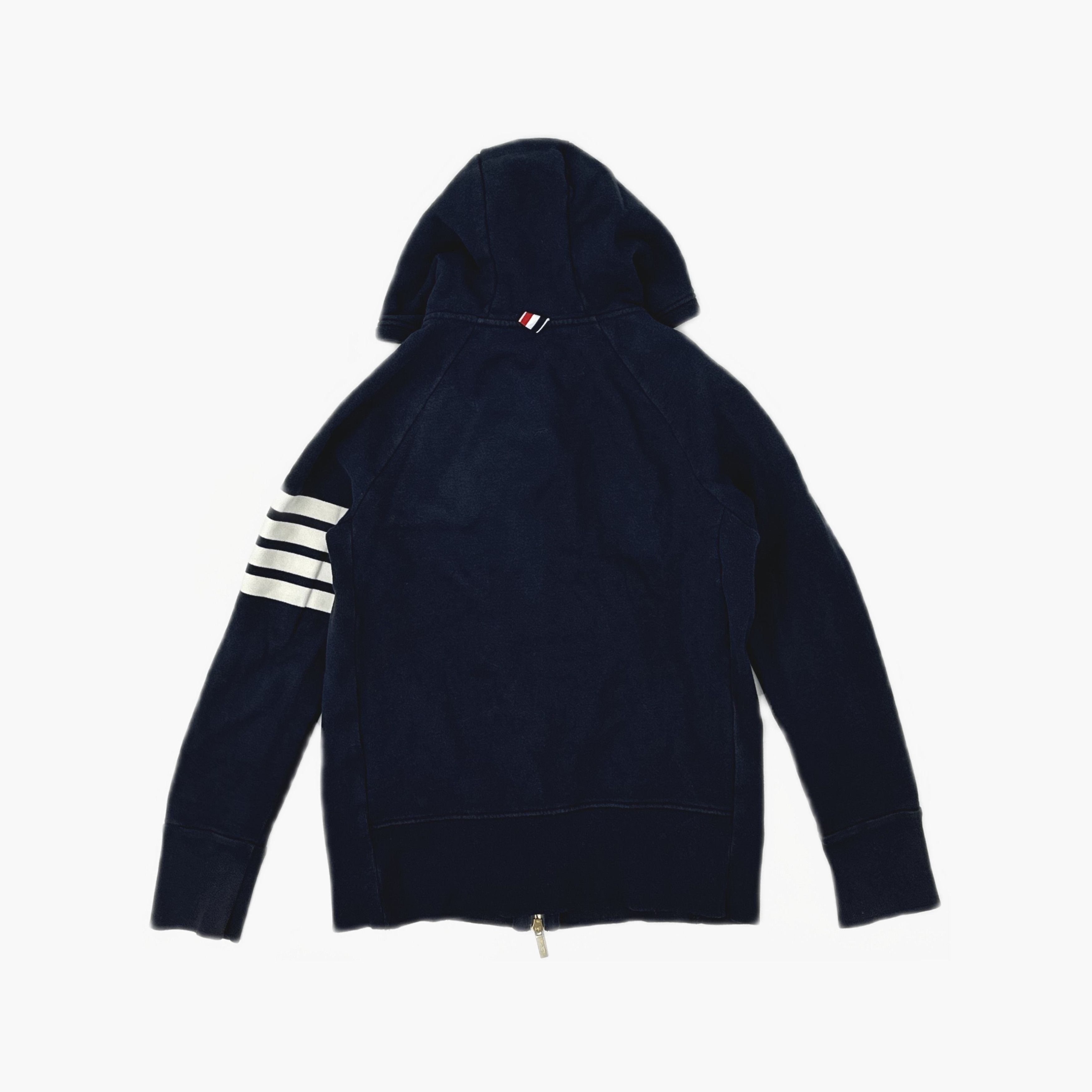 Thom Browne Thom Browne 4-Bar Stripe Hoodie Size 3 Size US L / EU 52-54 / 3 - 2 Thumbnail
