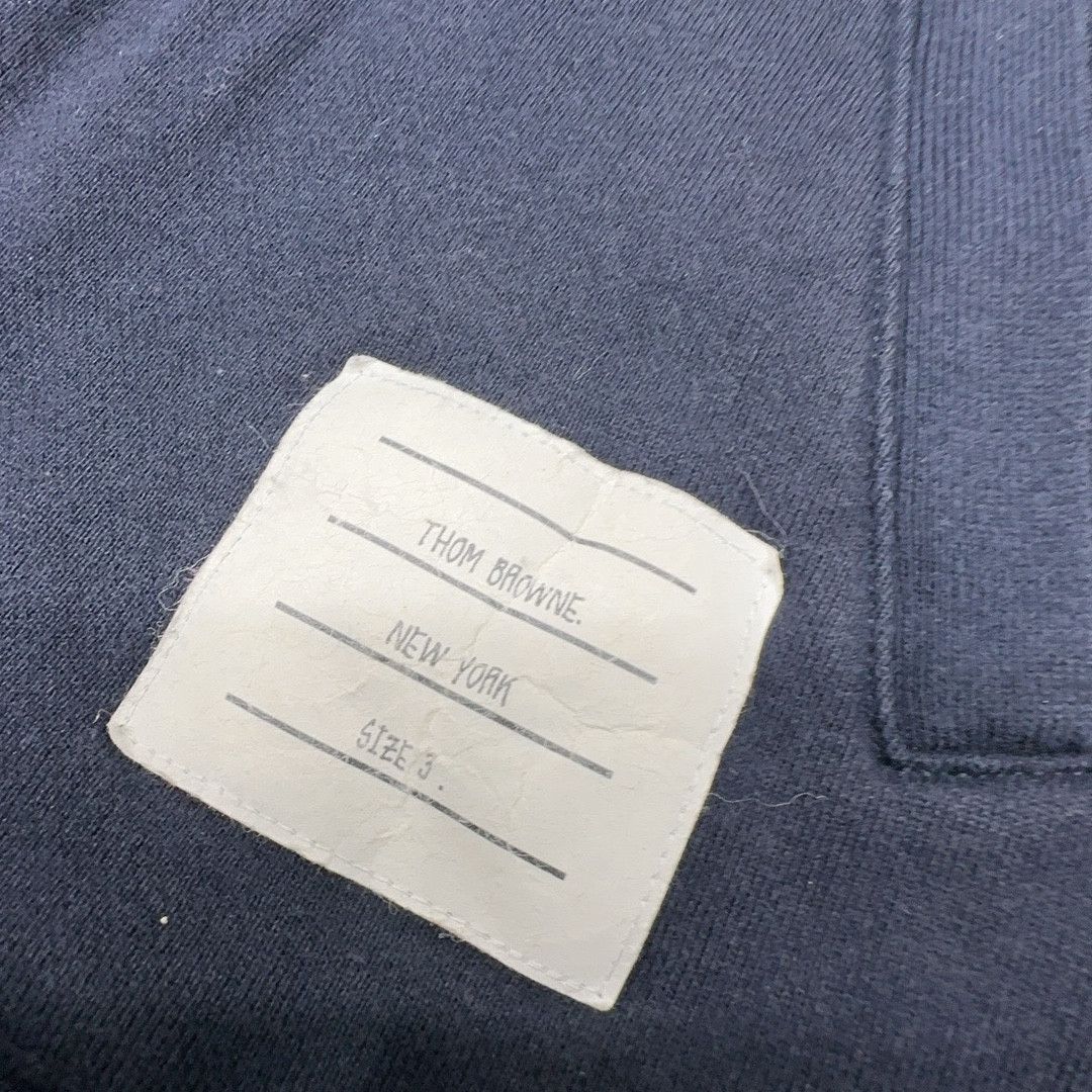 Thom Browne Thom Browne 4-Bar Stripe Hoodie Size 3 Size US L / EU 52-54 / 3 - 5 Thumbnail