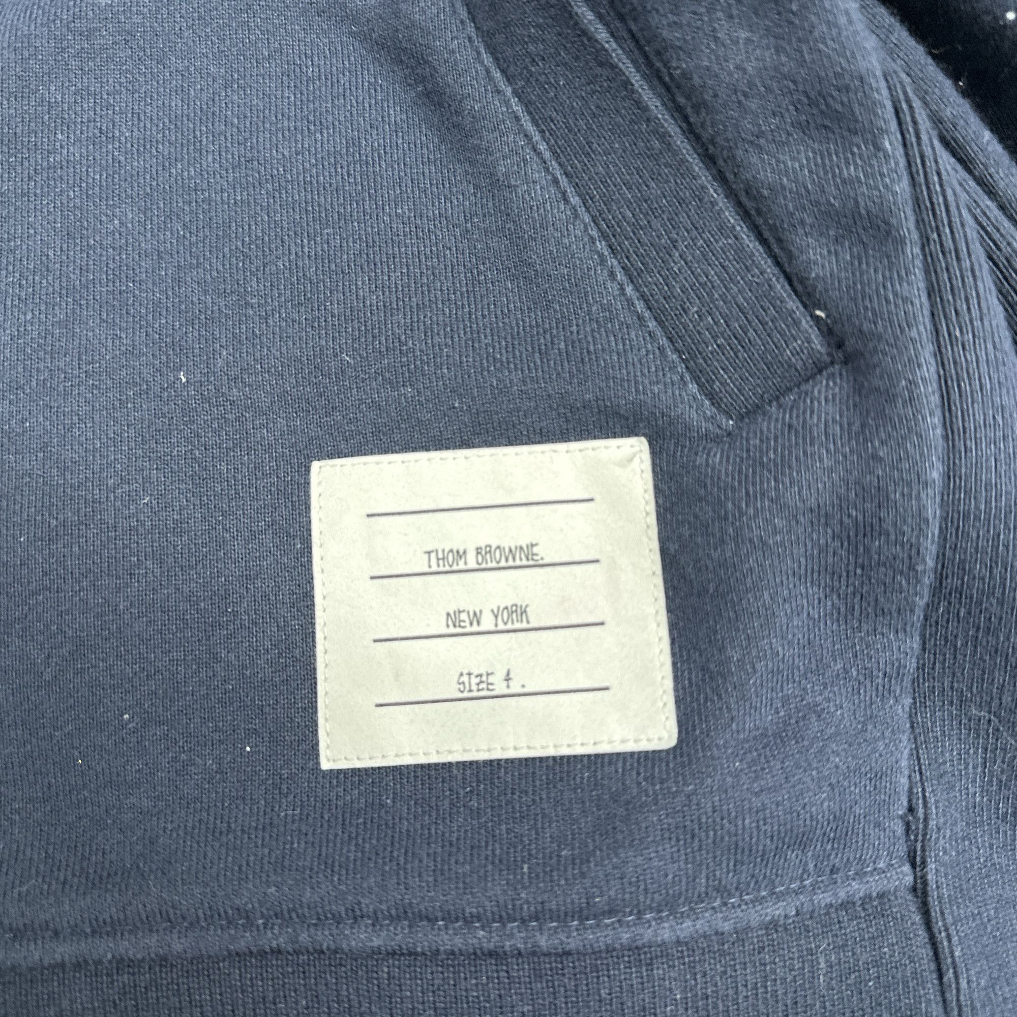 Thom Browne Thom Browne 4-Bar Stripe Zip Hoodie Size 4 Size US XL / EU 56 / 4 - 5 Thumbnail