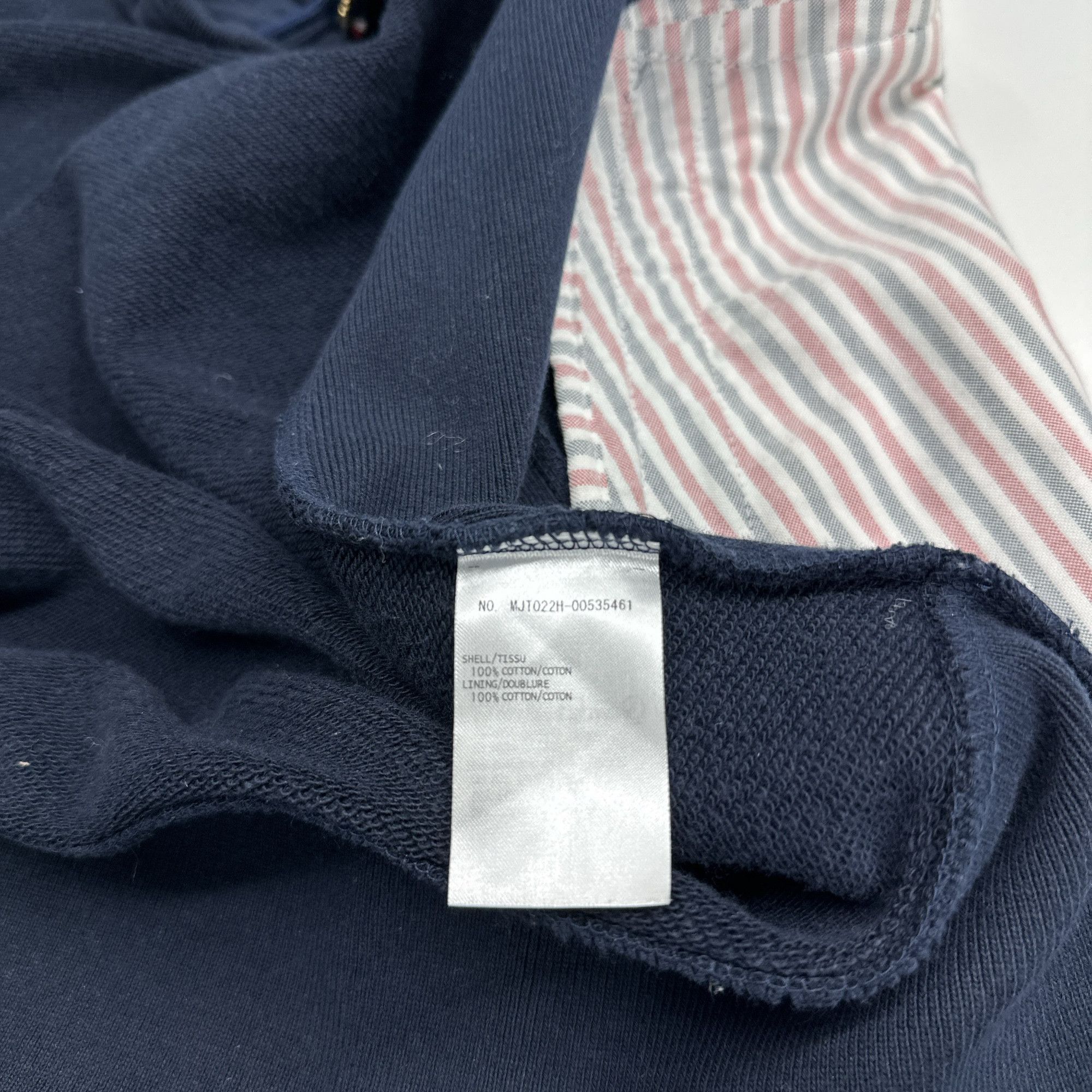 Thom Browne Thom Browne 4-Bar Stripe Zip Hoodie Size 4 Size US XL / EU 56 / 4 - 4 Thumbnail