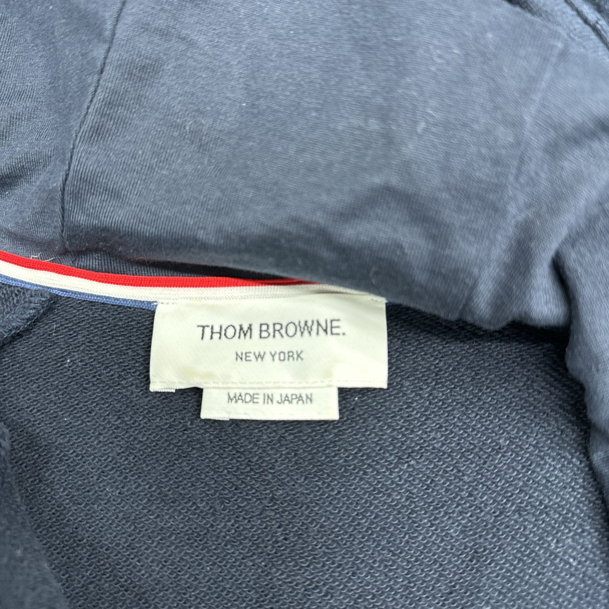 Thom Browne Thom Browne 4-Bar Stripe Zip Hoodie Size 4 Size US XL / EU 56 / 4 - 3 Thumbnail