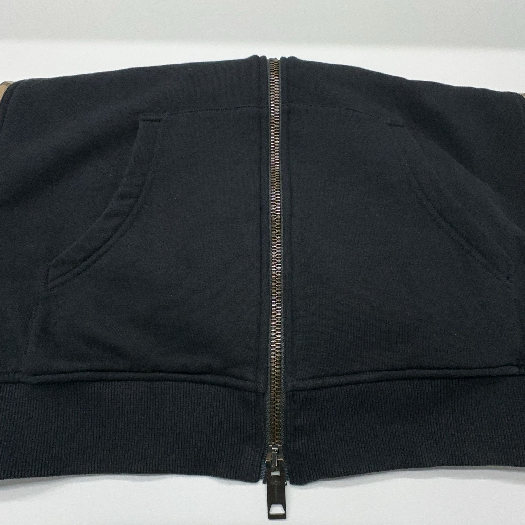 Burberry Burberry Check Panel Zip-Up Hoodie Size S Size US S / EU 44-46 / 1 - 9 Thumbnail