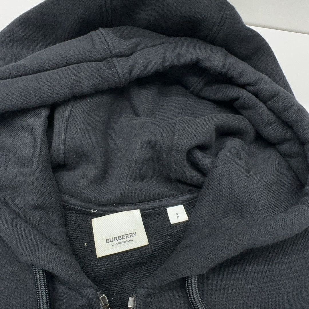 Burberry Burberry Check Panel Zip-Up Hoodie Size S Size US S / EU 44-46 / 1 - 4 Thumbnail