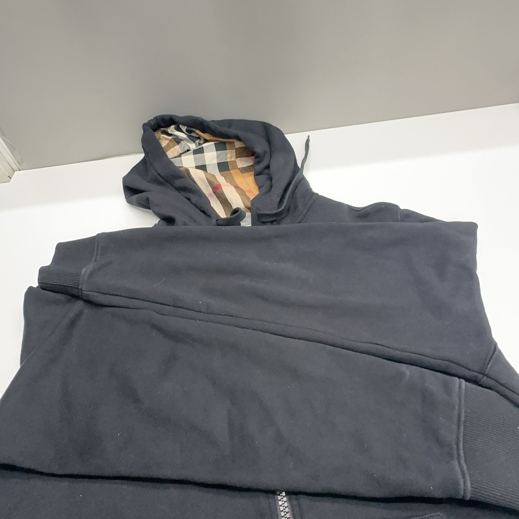 Burberry Burberry Check Lining Zip-Up Hoodie US S Size US S / EU 44-46 / 1 - 11 Thumbnail