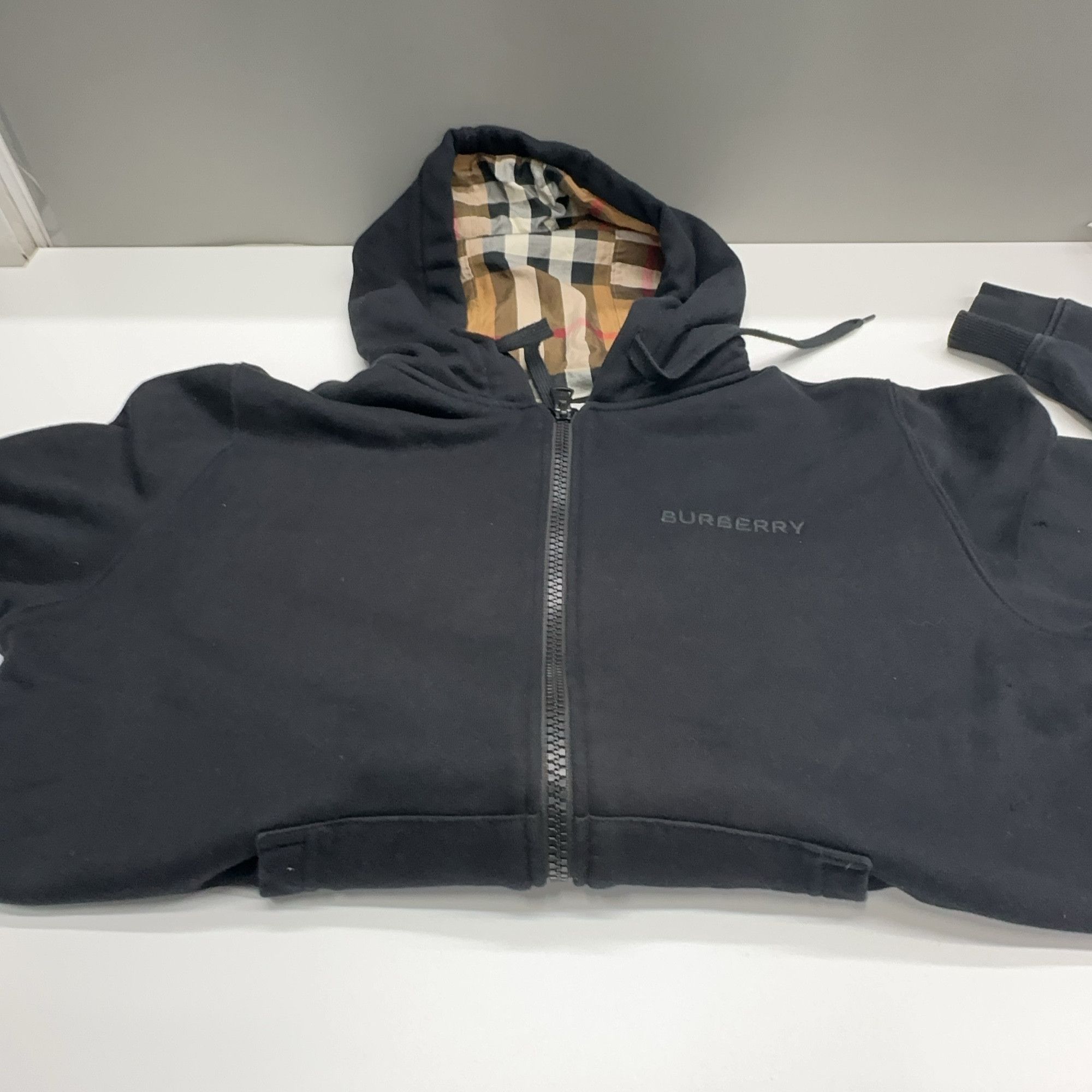Burberry Burberry Check Lining Zip-Up Hoodie US S Size US S / EU 44-46 / 1 - 8 Thumbnail