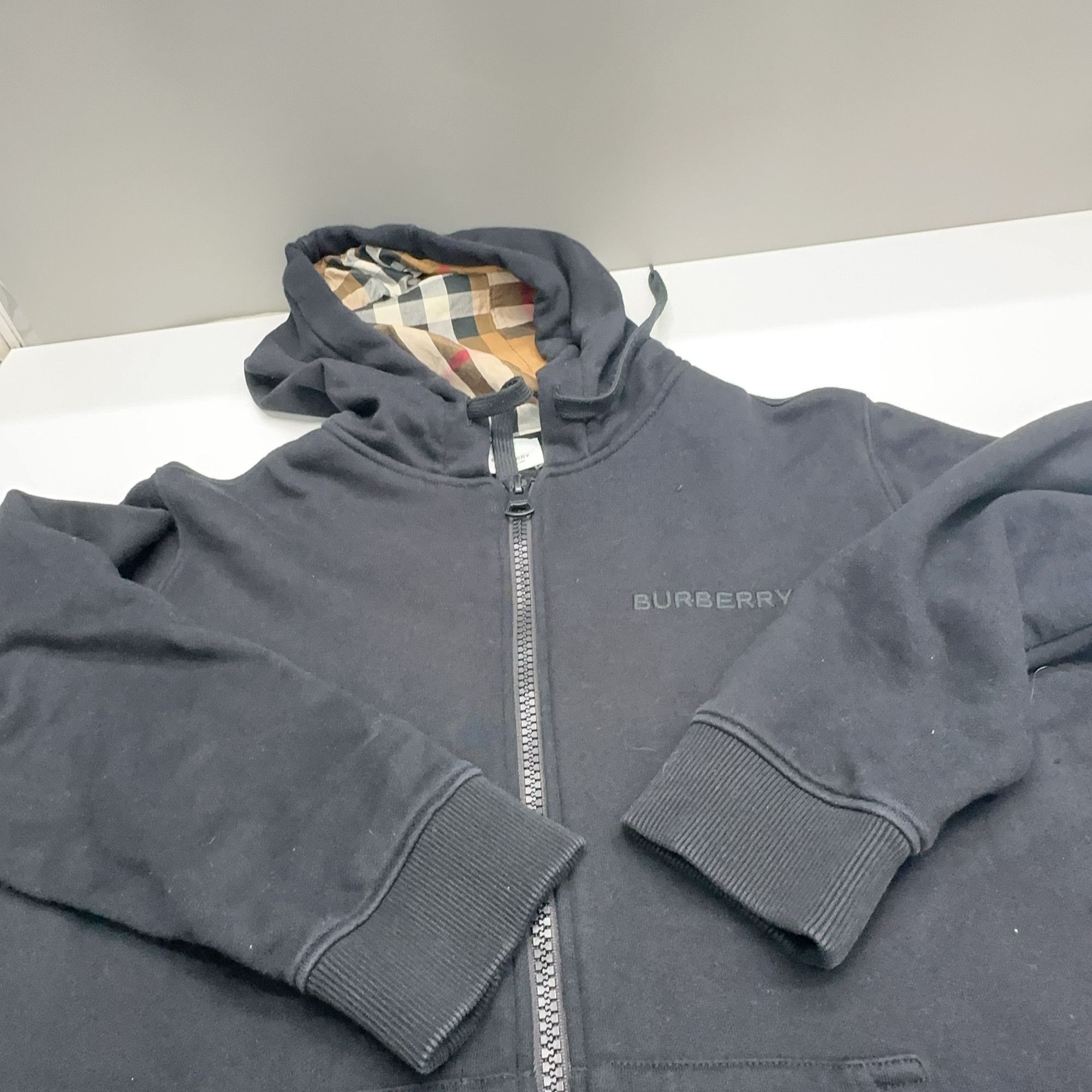 Burberry Burberry Check Lining Zip-Up Hoodie US S Size US S / EU 44-46 / 1 - 12 Thumbnail