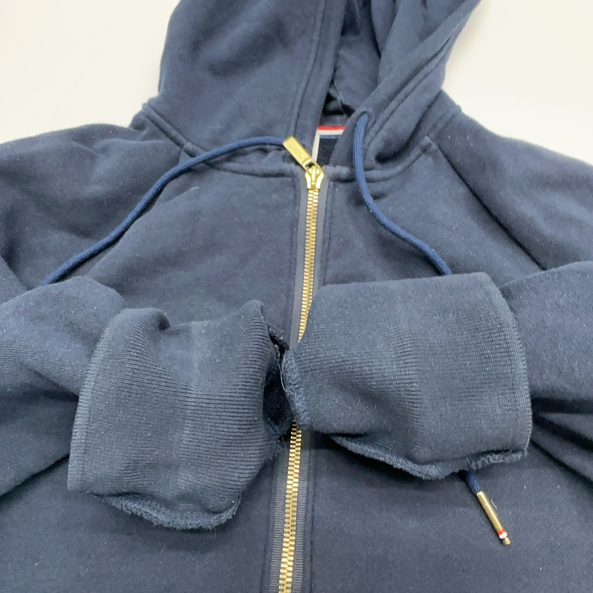 Thom Browne Thom Browne 4-Bar Stripe Zip Hoodie Size XL Size US XL / EU 56 / 4 - 8 Thumbnail