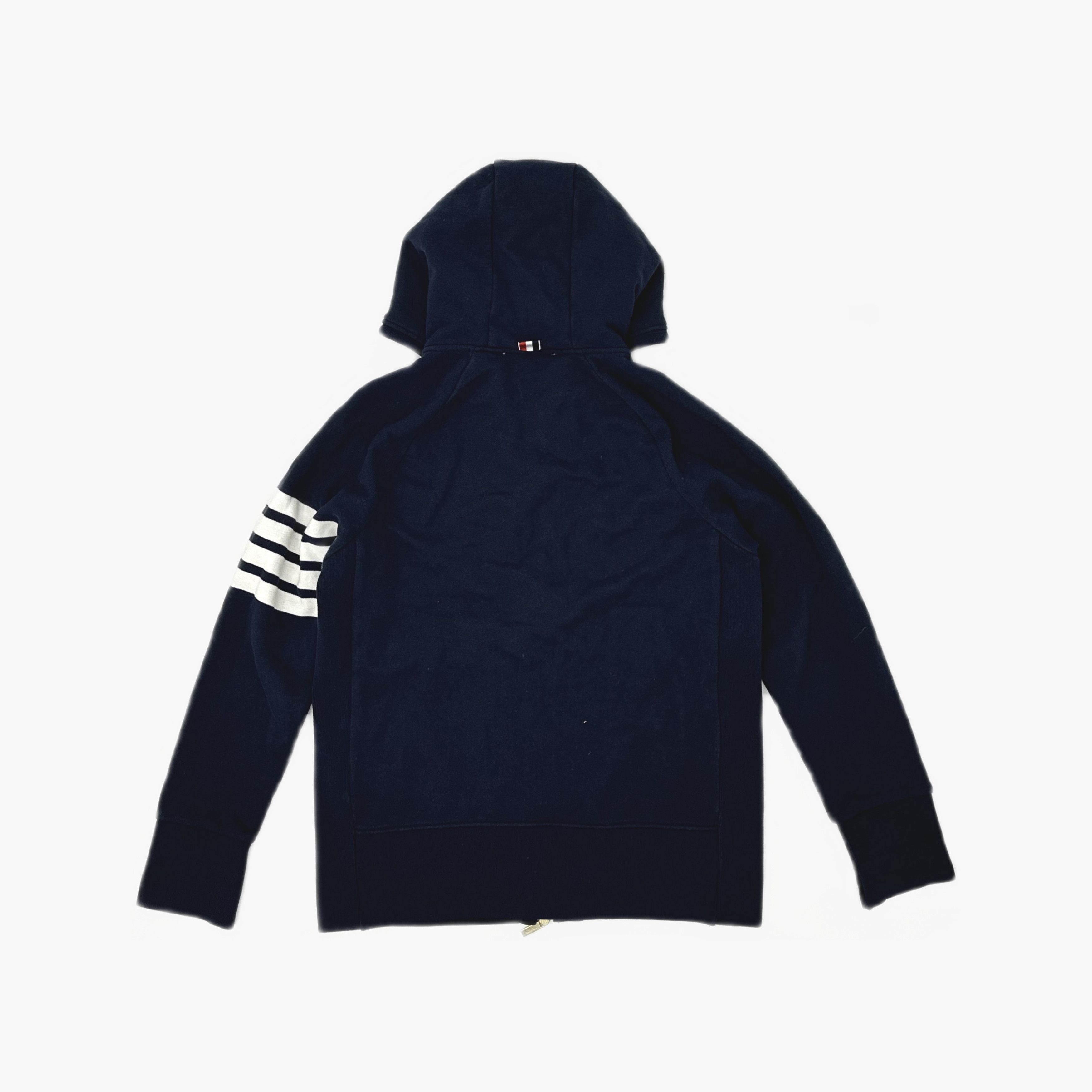 Thom Browne Thom Browne 4-Bar Stripe Zip Hoodie Size XL Size US XL / EU 56 / 4 - 2 Thumbnail