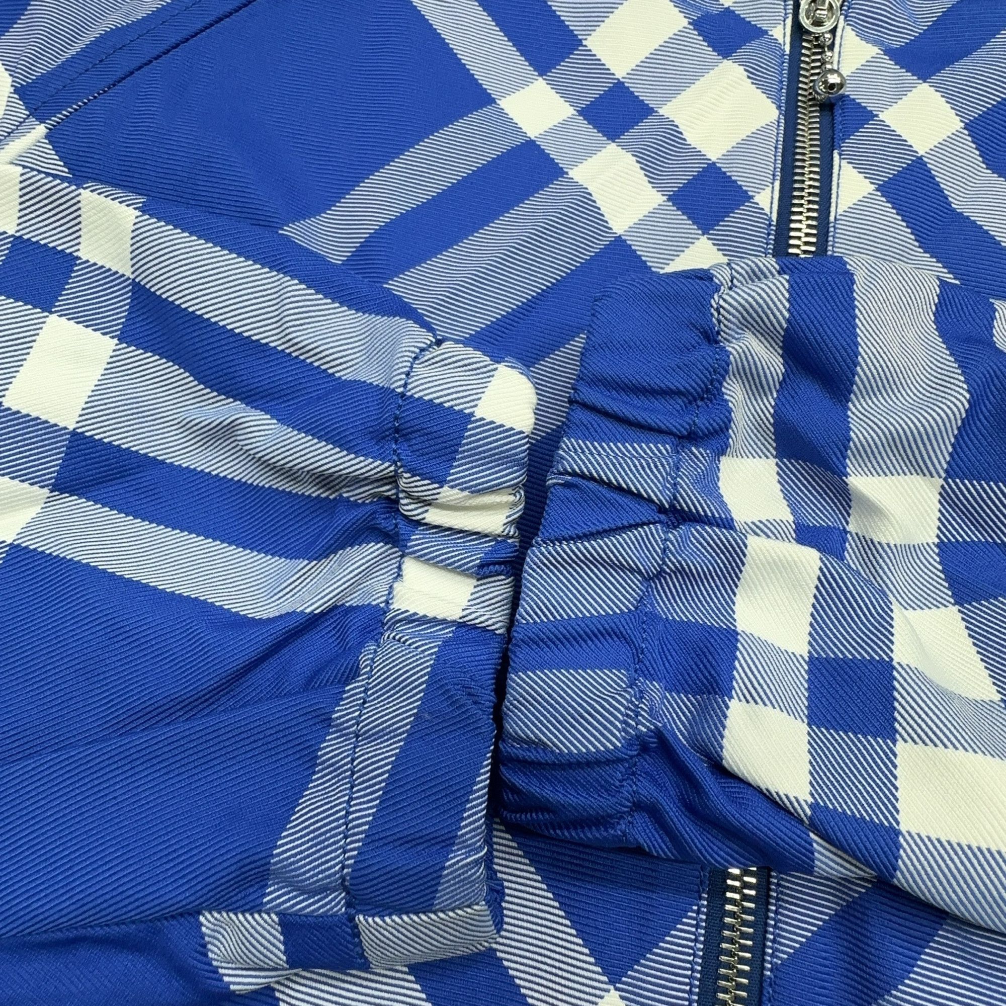 Burberry Burberry Blue Check Hooded Jacket Size M Size US M / EU 48-50 / 2 - 8 Thumbnail