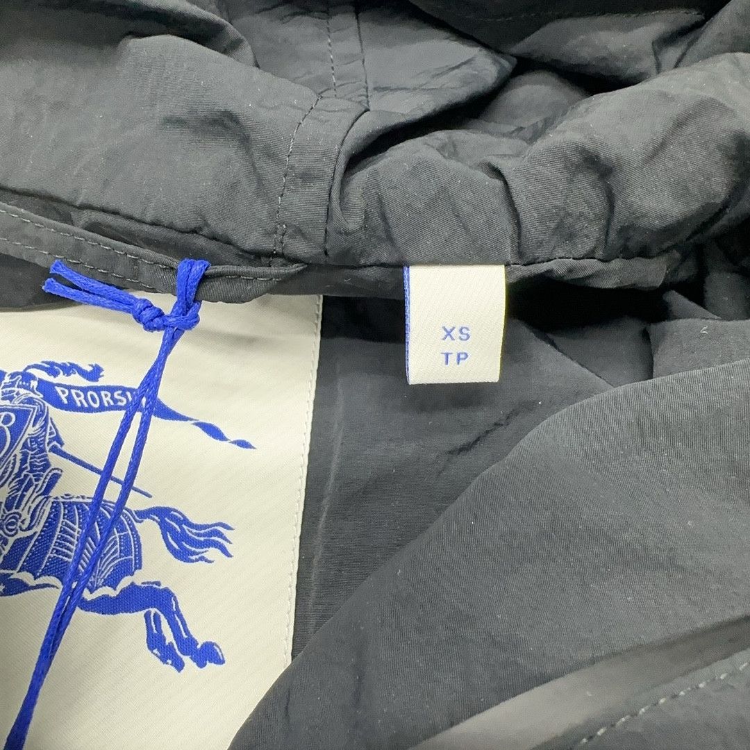 Burberry Burberry Blue Logo Hooded Jacket Size XS Size US XS / EU 42 / 0 - 11 Thumbnail