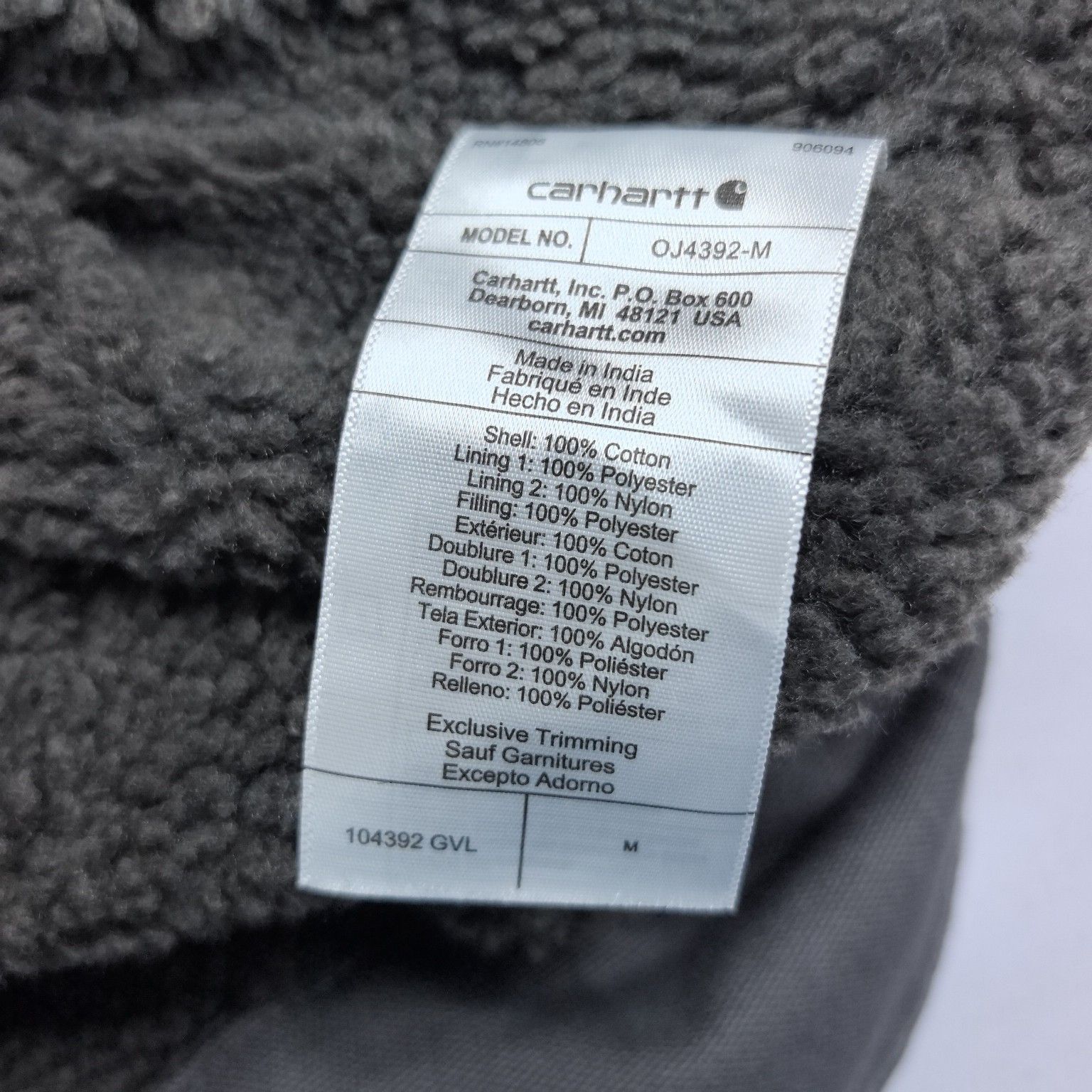 Carhartt Carhartt Washed Duck Sherpa-Lined Jacket Size M Size US M / EU 48-50 / 2 - 16 Thumbnail