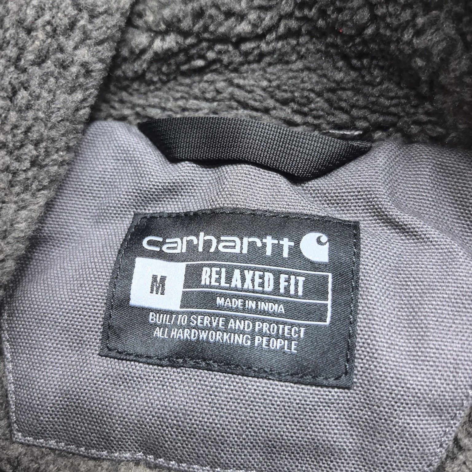 Carhartt Carhartt Washed Duck Sherpa-Lined Jacket Size M Size US M / EU 48-50 / 2 - 14 Thumbnail