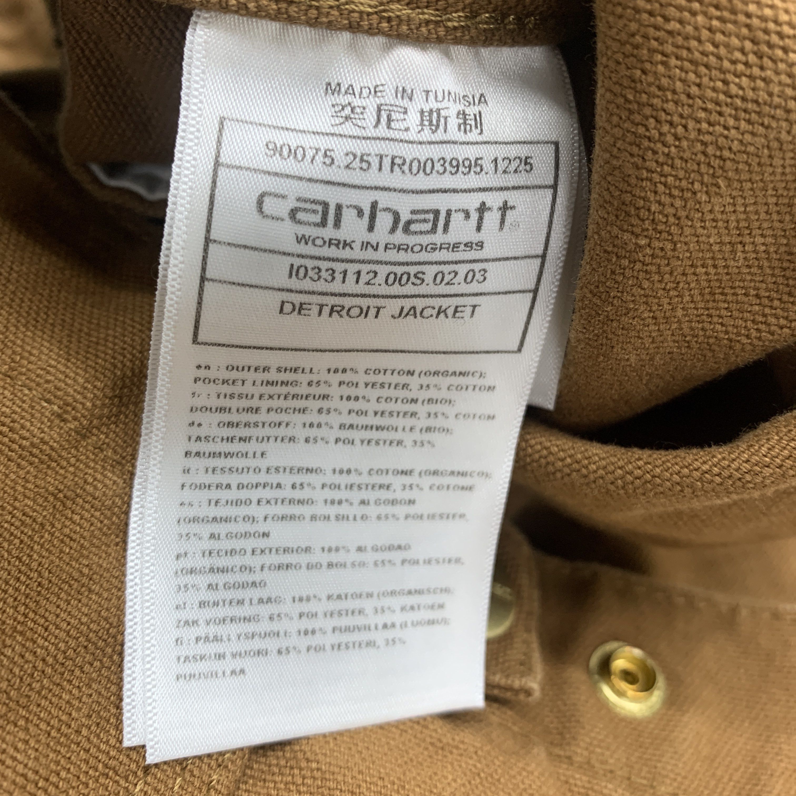 Carhartt Wip Carhartt WIP Detroit Jacket Hamilton Brown Size S Size US S / EU 44-46 / 1 - 3 Thumbnail