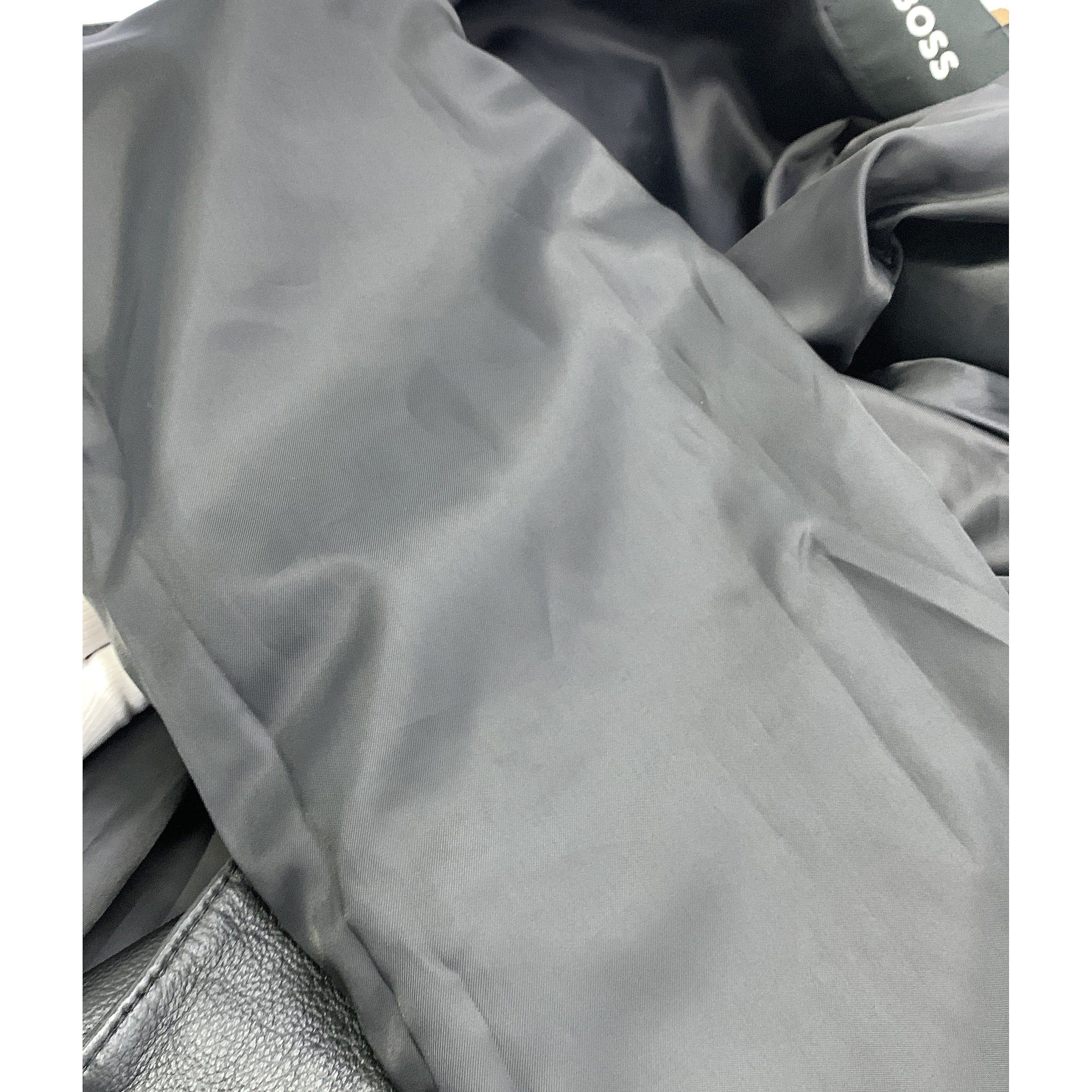 Hugo Boss BOSS Black Leather Jacket Size L Size US L / EU 52-54 / 3 - 6 Thumbnail