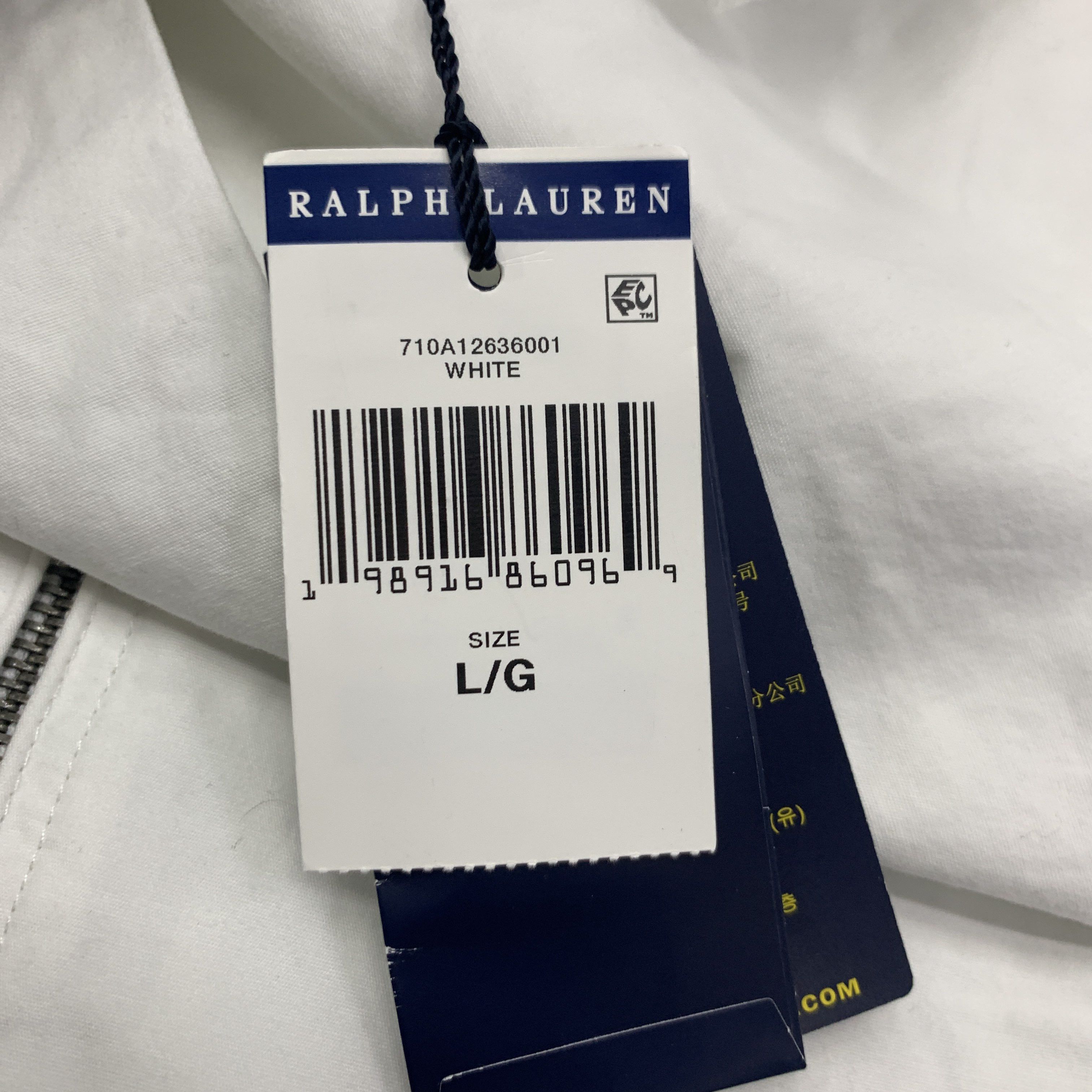 Polo Ralph Lauren Polo Ralph Lauren Cotton Poplin Zip Jacket Size L Size US L / EU 52-54 / 3 - 4 Thumbnail