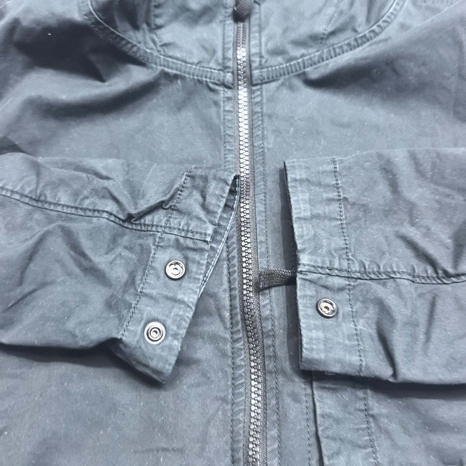 Stone Island Stone Island Supima Cotton Hooded Light Jacket Size M Size US M / EU 48-50 / 2 - 17 Thumbnail