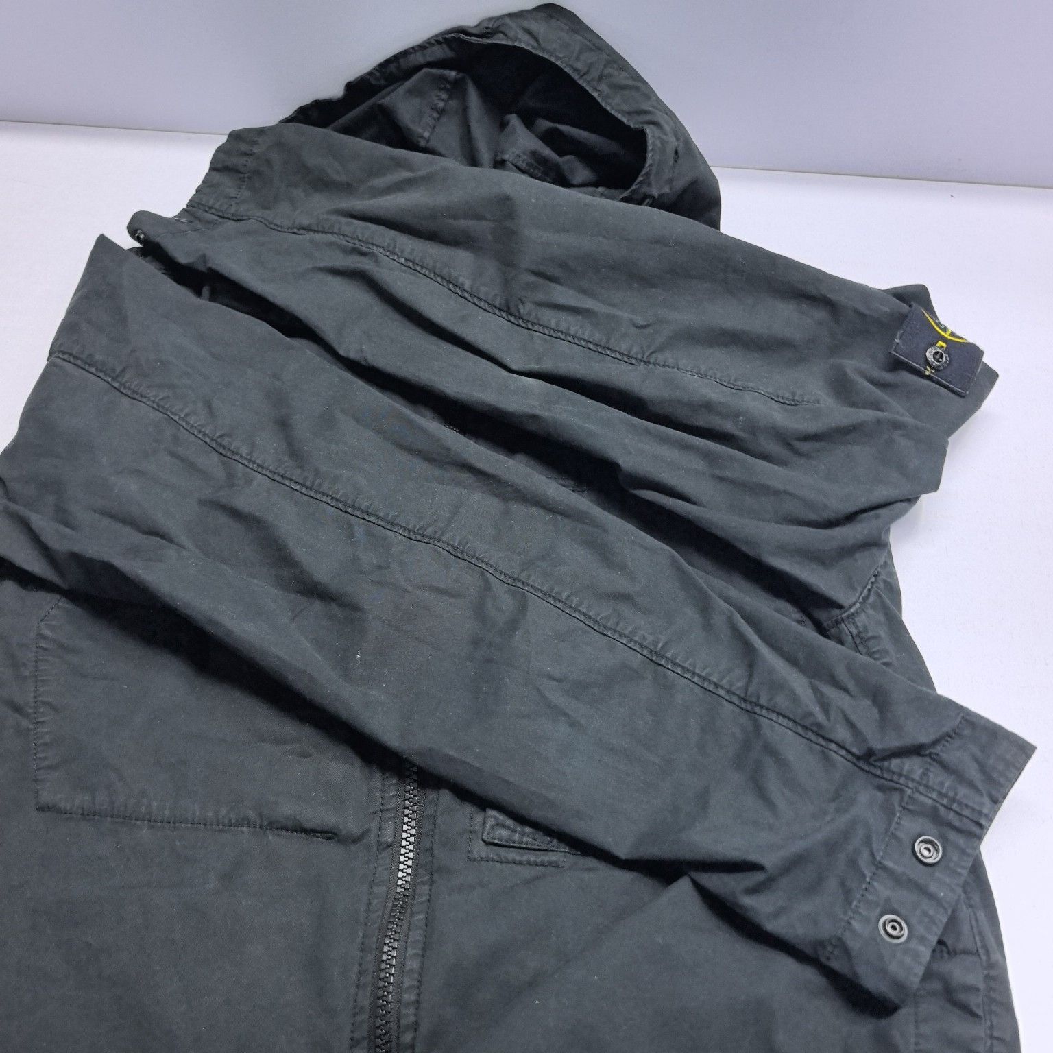 Stone Island Stone Island Supima Cotton Hooded Light Jacket Size M Size US M / EU 48-50 / 2 - 18 Thumbnail