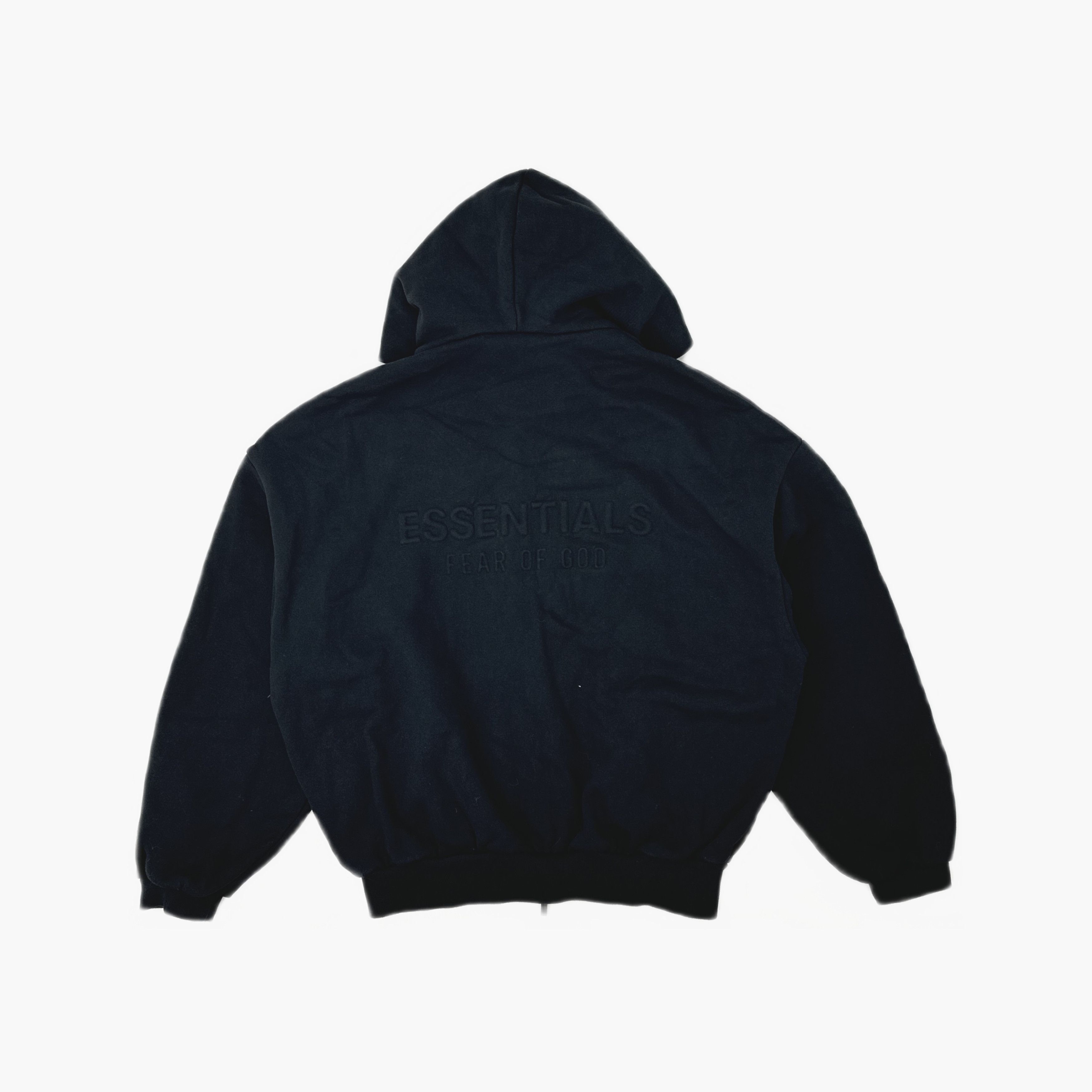 FOG Fear of God Essentials Fleece Zip-Up Hoodie Black Size S Size US S / EU 44-46 / 1 - 2 Thumbnail