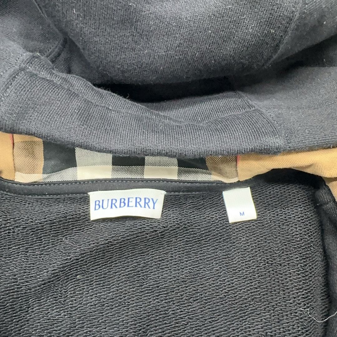 Burberry Burberry Check Lined Zip-Up Hoodie Size M Size US M / EU 48-50 / 2 - 4 Thumbnail