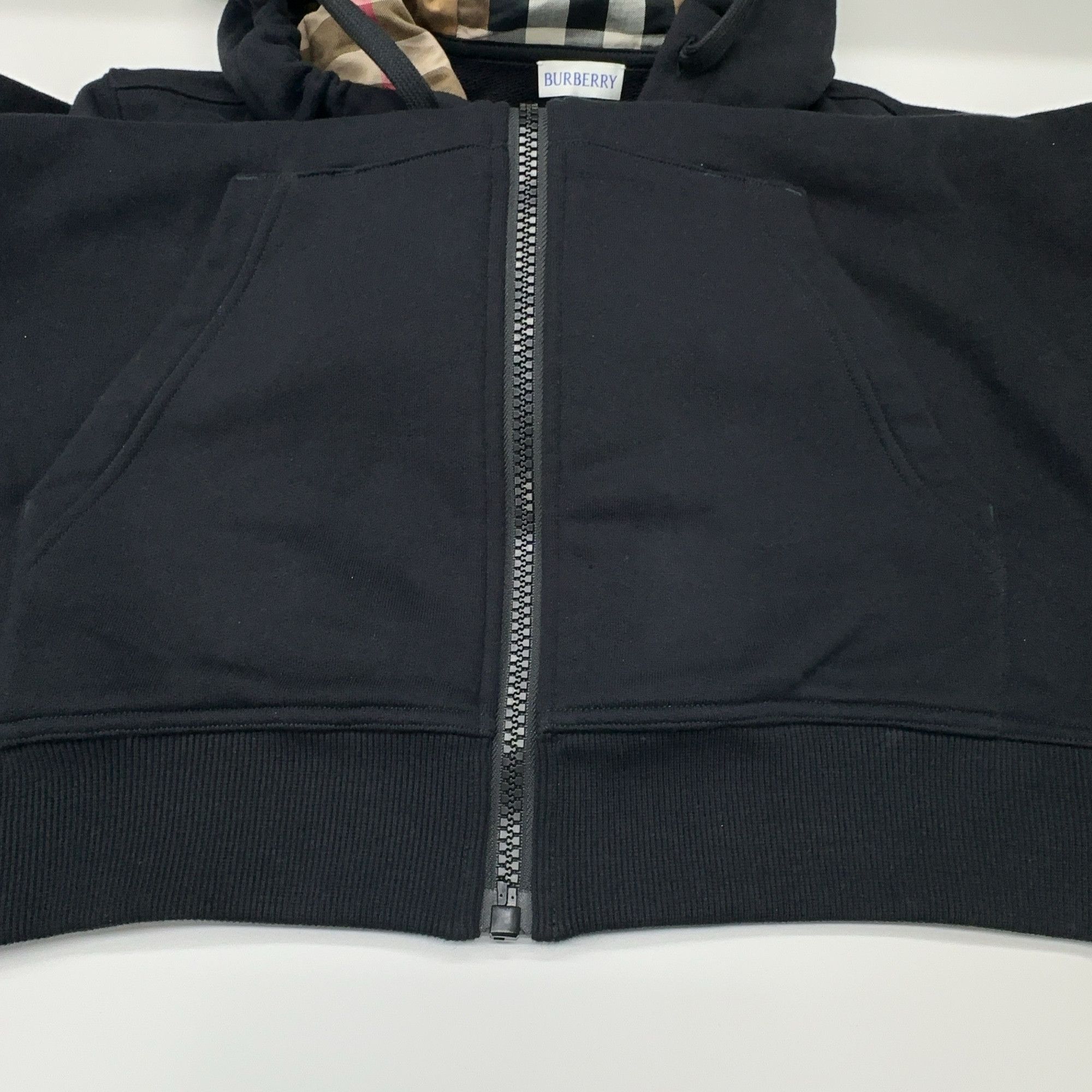 Burberry Burberry Check Lined Zip-Up Hoodie Size M Size US M / EU 48-50 / 2 - 6 Thumbnail