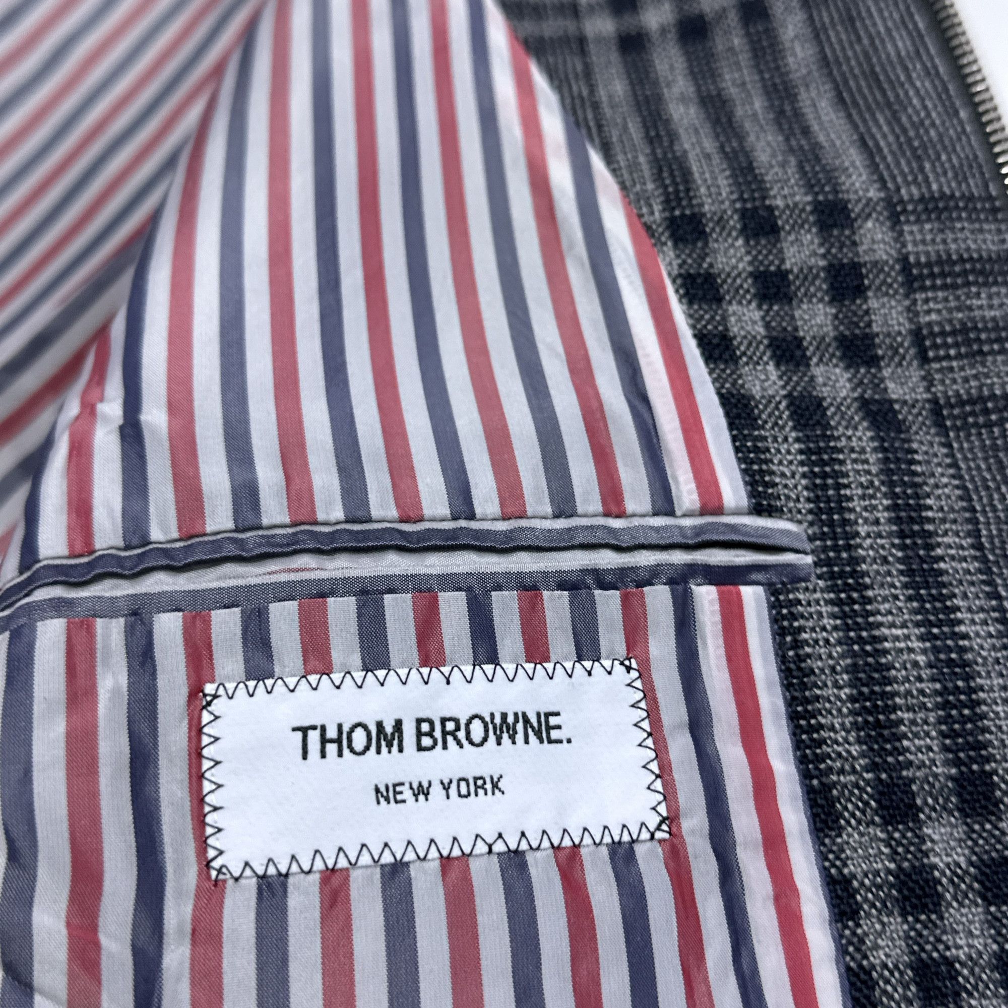 Thom Browne Thom Browne Plaid Wool Zip Jacket Size M Size US M / EU 48-50 / 2 - 4 Thumbnail