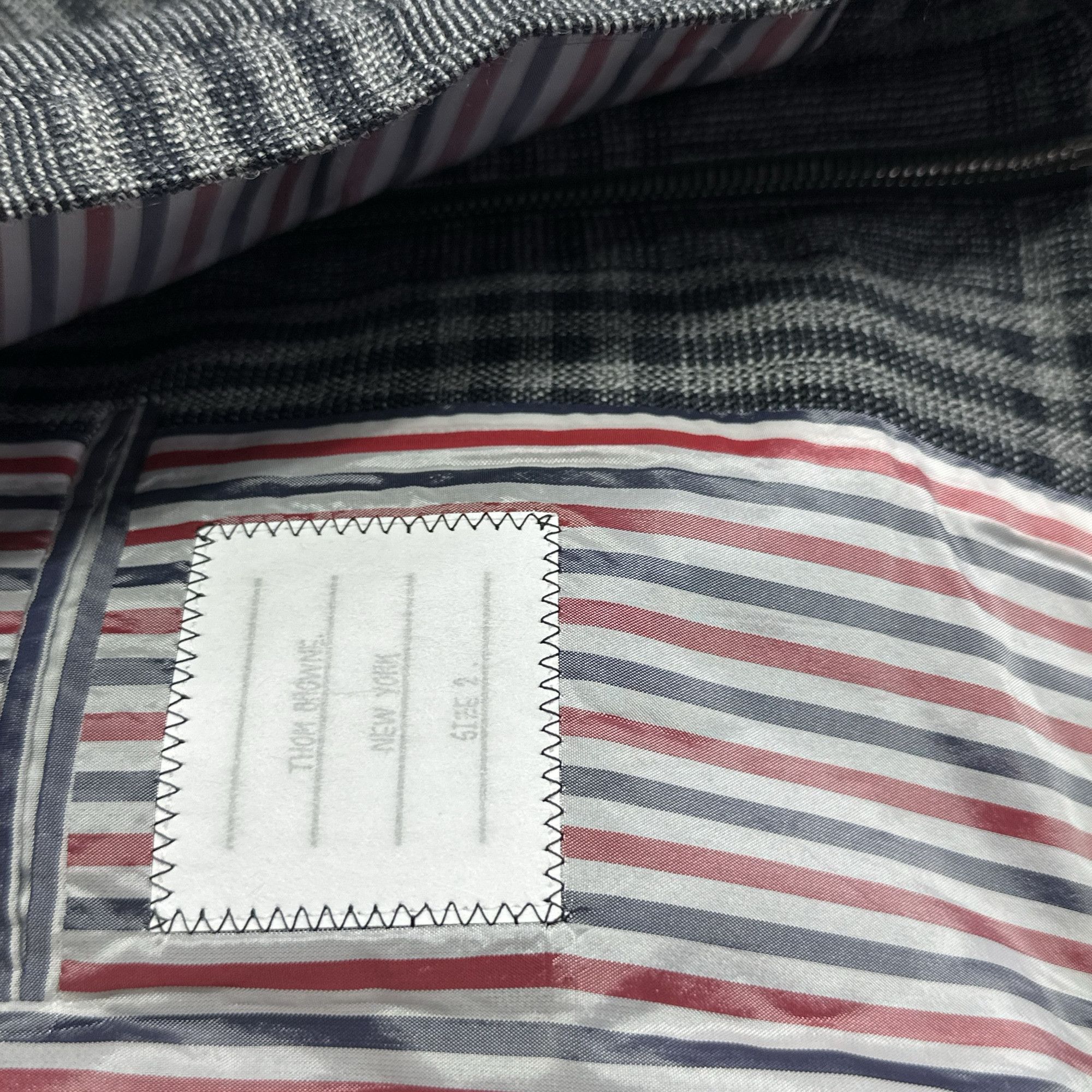 Thom Browne Thom Browne Plaid Wool Zip Jacket Size M Size US M / EU 48-50 / 2 - 3 Thumbnail