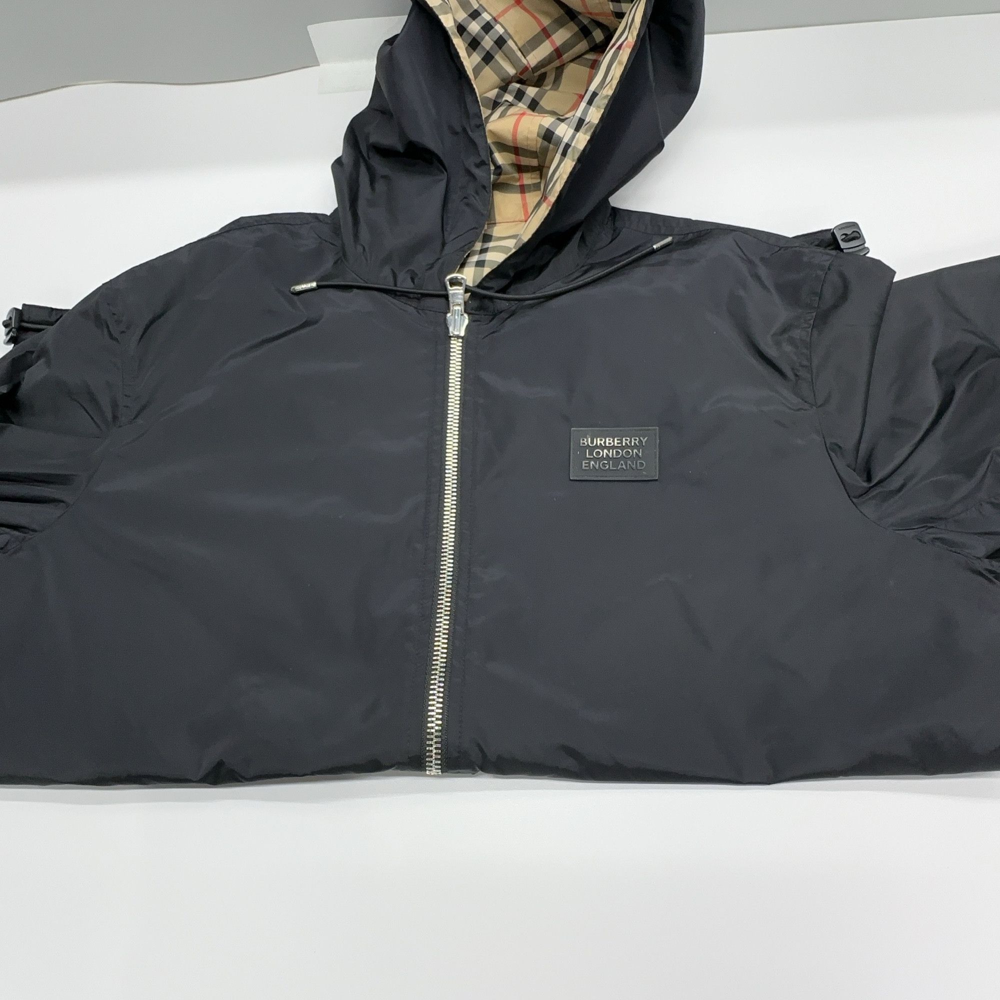 Burberry Burberry Reversible Check Hooded Jacket Size M Size US M / EU 48-50 / 2 - 17 Thumbnail