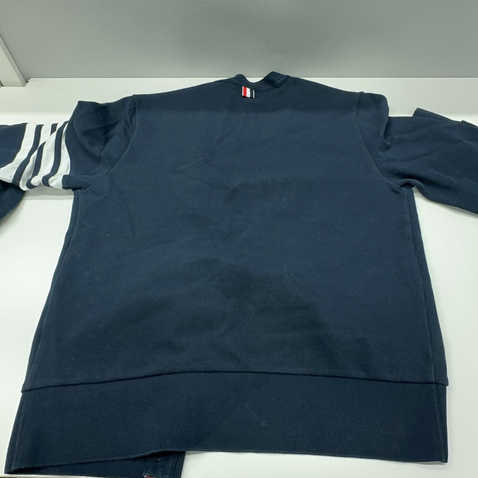 Thom Browne Thom Browne Signature Four-Bar Cardigan Size 3 Size US L / EU 52-54 / 3 - 11 Thumbnail