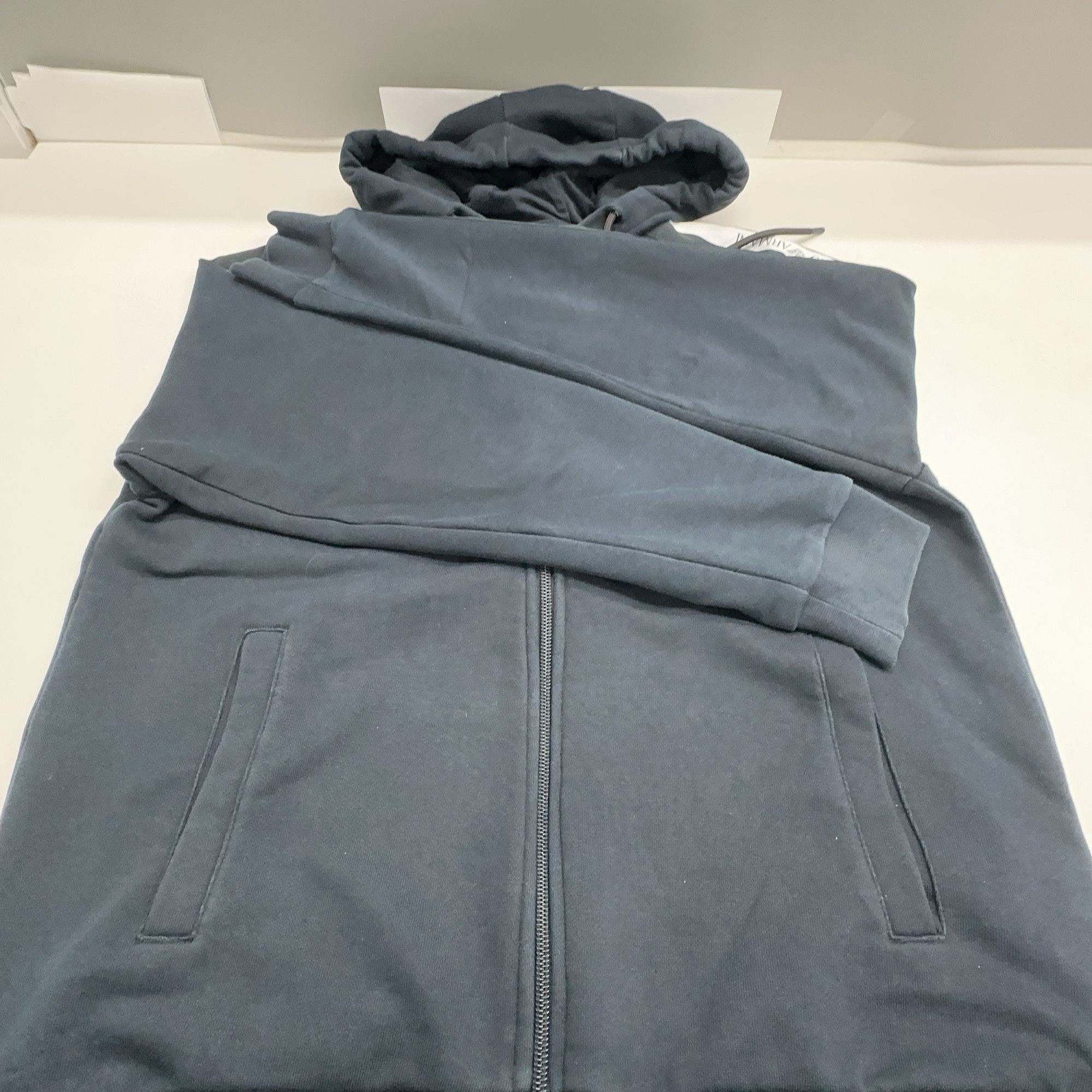 Emporio Armani Emporio Armani Logo Tape Zip-Up Hoodie Size M Size US M / EU 48-50 / 2 - 6 Thumbnail