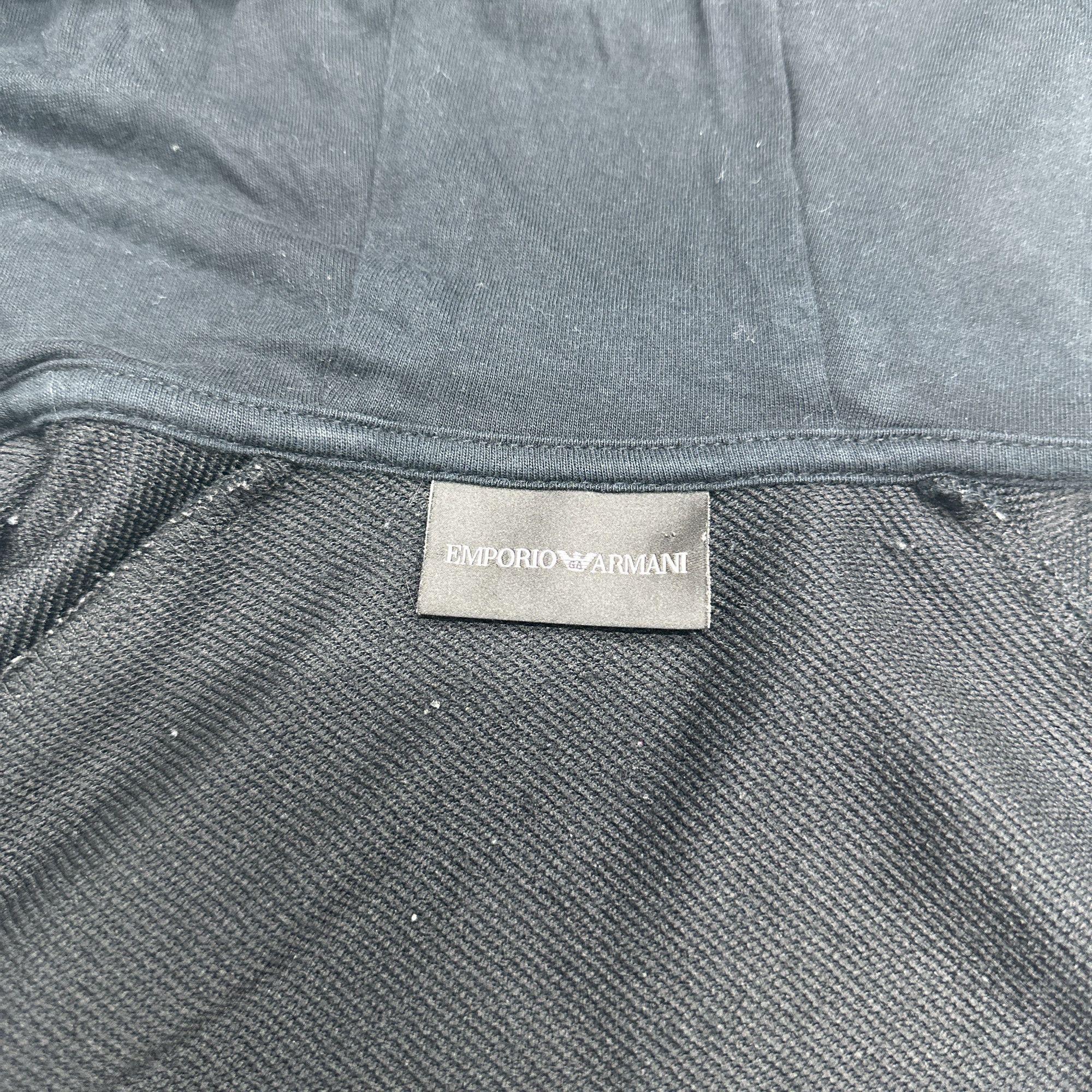 Emporio Armani Emporio Armani Logo Tape Zip-Up Hoodie Size M Size US M / EU 48-50 / 2 - 3 Thumbnail