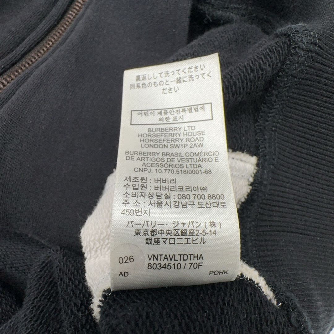 Burberry Burberry Check Panel Zip Hoodie Size M Size US M / EU 48-50 / 2 - 3 Thumbnail