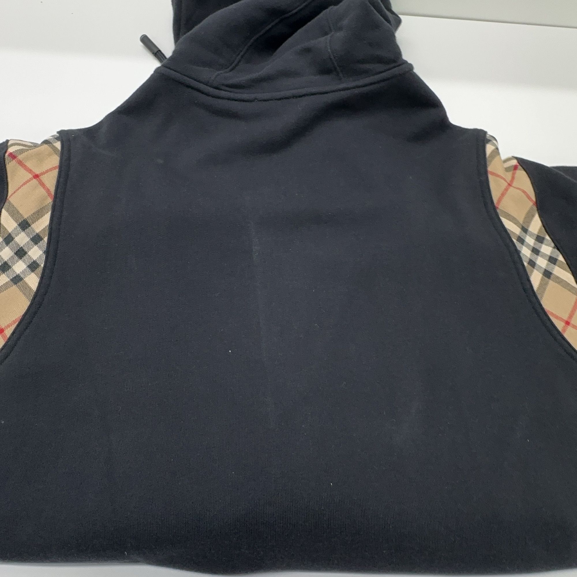 Burberry Burberry Check Panel Zip Hoodie Size M Size US M / EU 48-50 / 2 - 14 Thumbnail