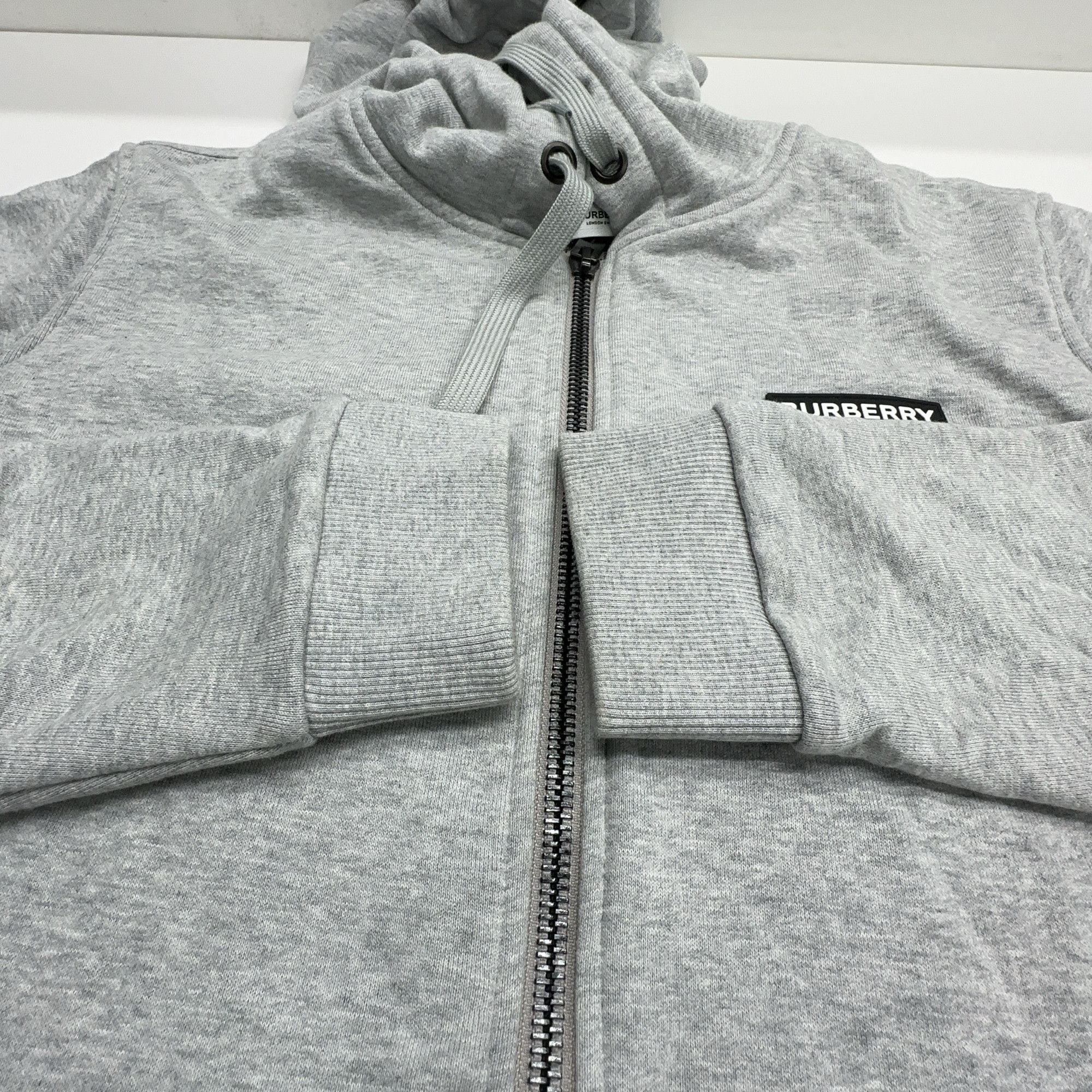 Burberry Burberry Logo Patch Check Lined Zip Hoodie Size L Size US L / EU 52-54 / 3 - 7 Thumbnail