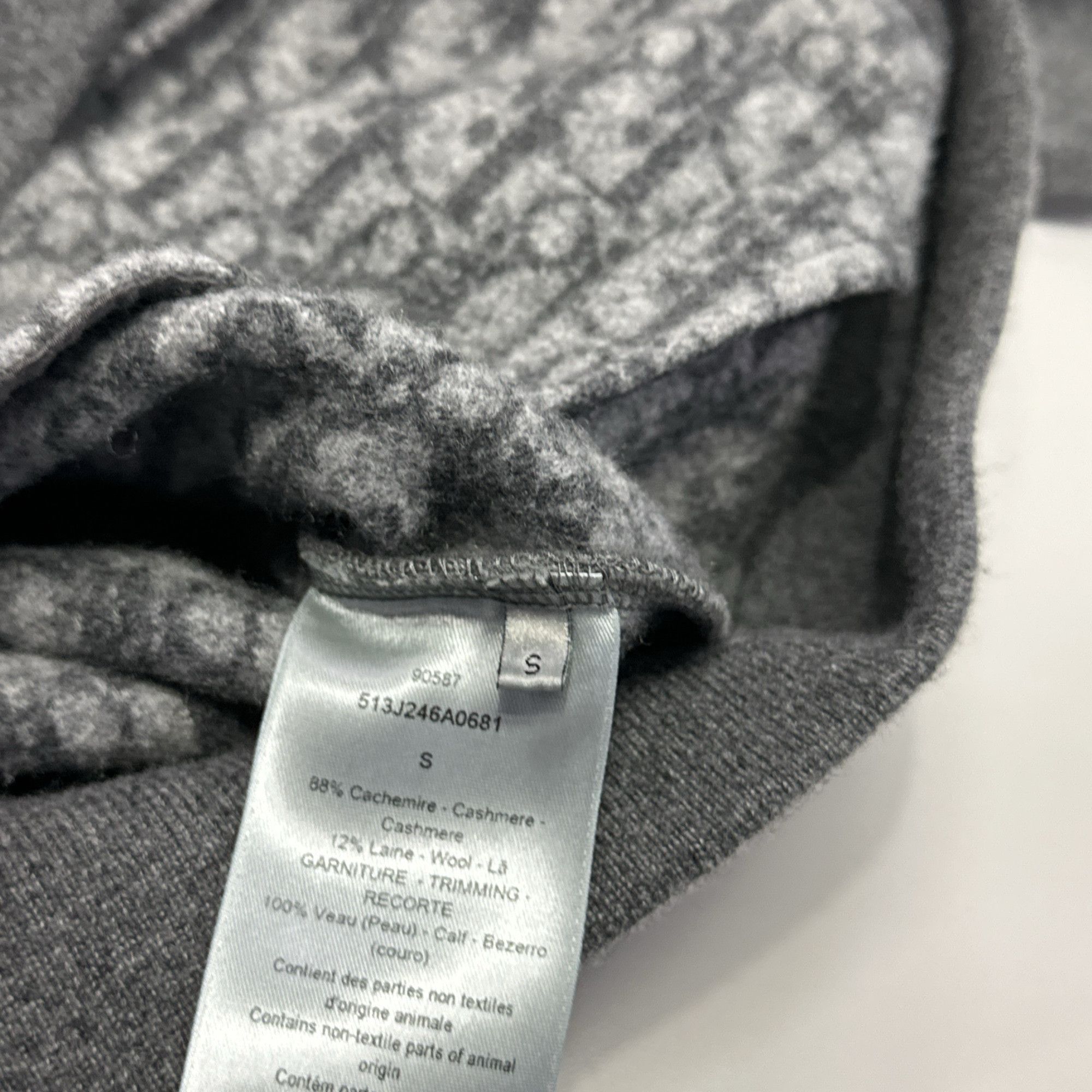Dior Dior FW24 Icons Cashmere Hooded Jacket Size S Size US S / EU 44-46 / 1 - 4 Thumbnail
