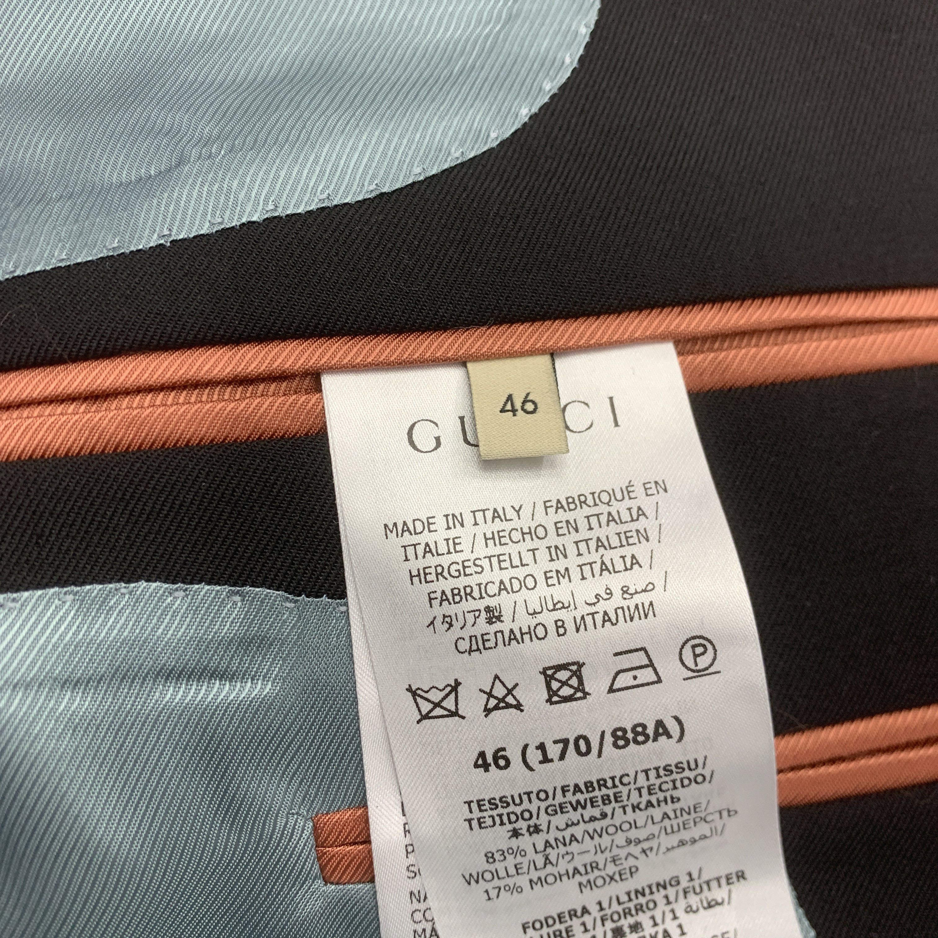 Gucci Gucci Contrast Trim Blazer Size 46 Size 36R - 4 Thumbnail