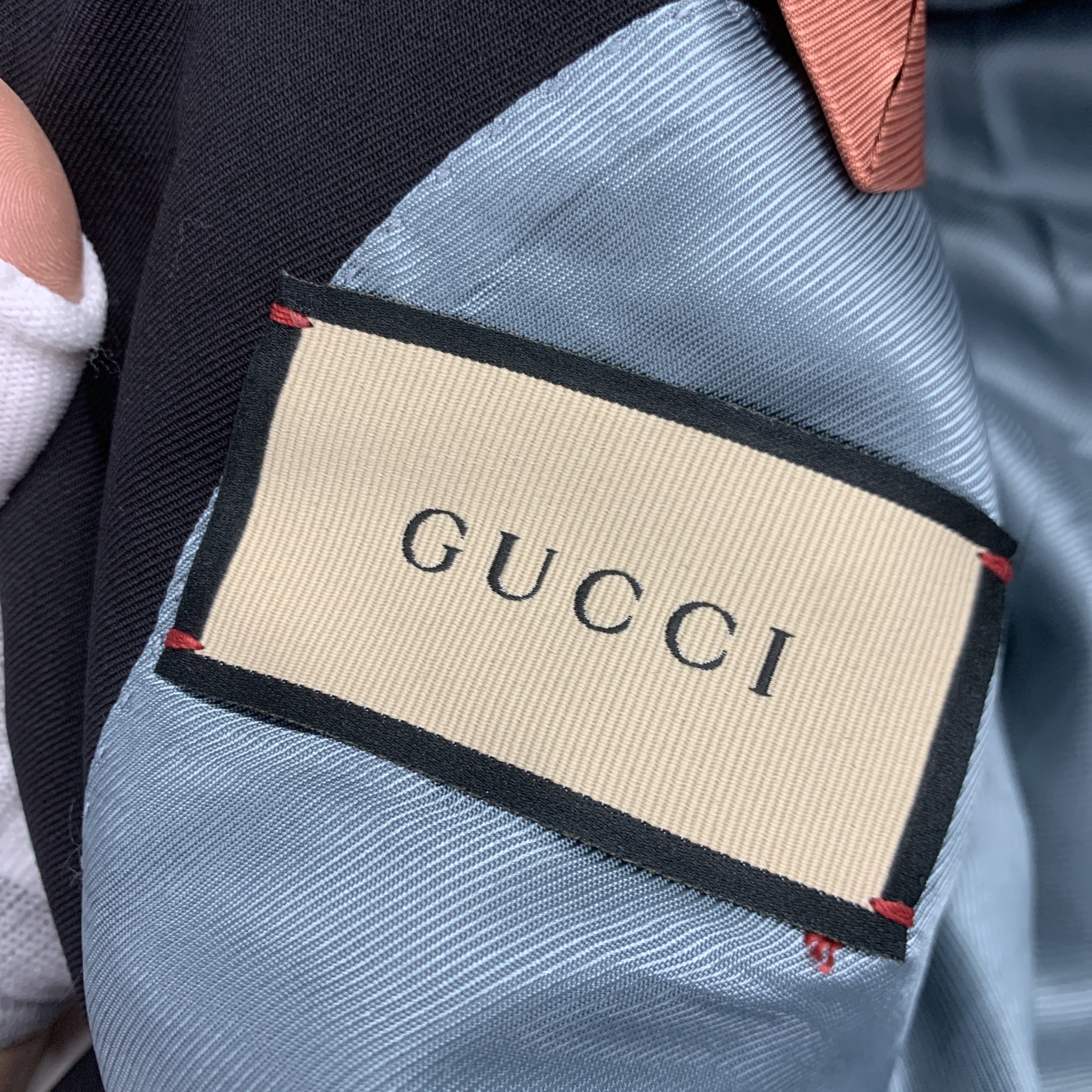Gucci Gucci Contrast Trim Blazer Size 46 Size 36R - 3 Thumbnail