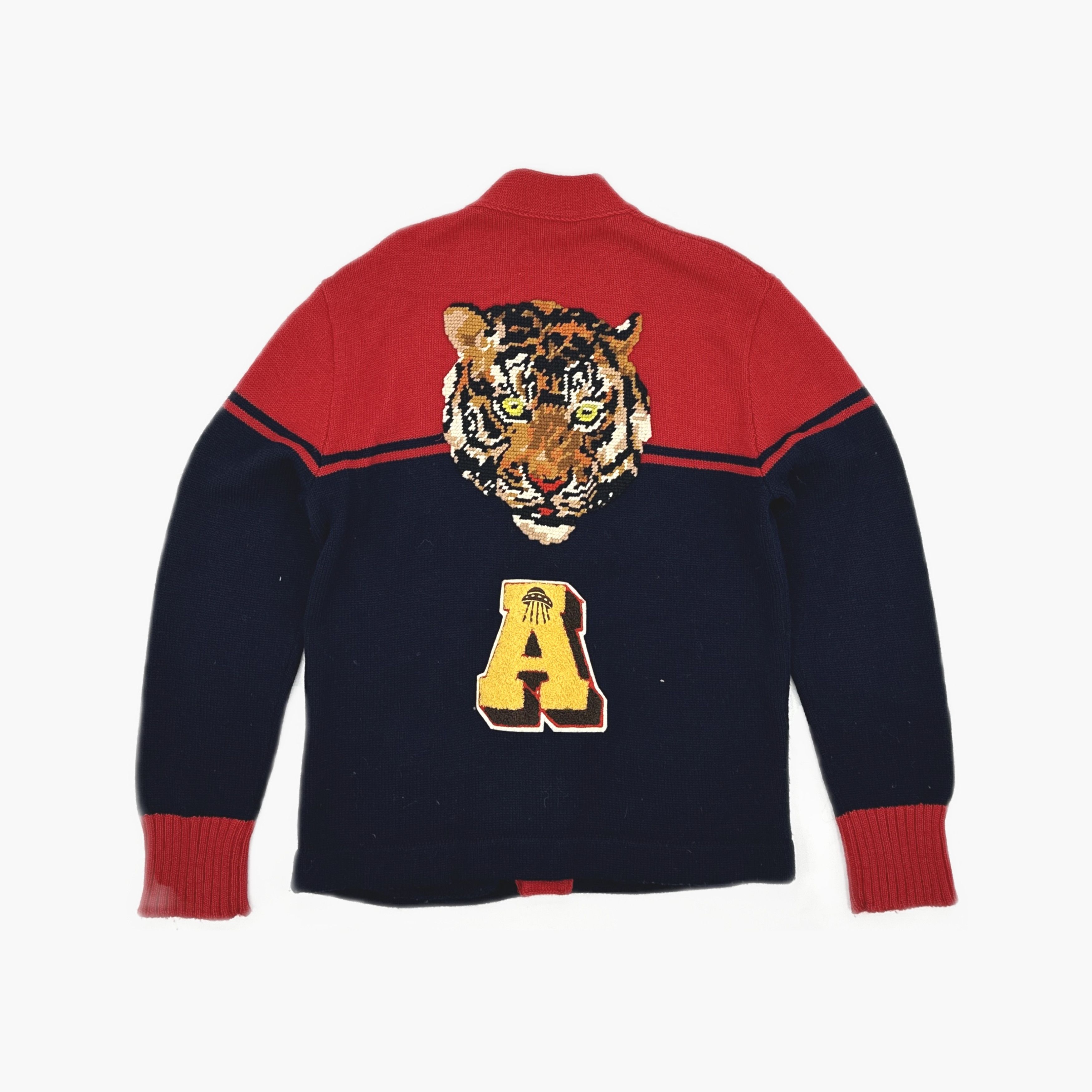Gucci Gucci Tiger Patch Cardigan Size L Size US L / EU 52-54 / 3 - 2 Thumbnail