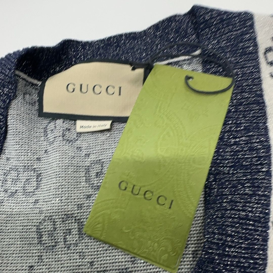 Gucci Gucci GG Jacquard Cardigan Size S Size S / US 4 / IT 40 - 4 Thumbnail