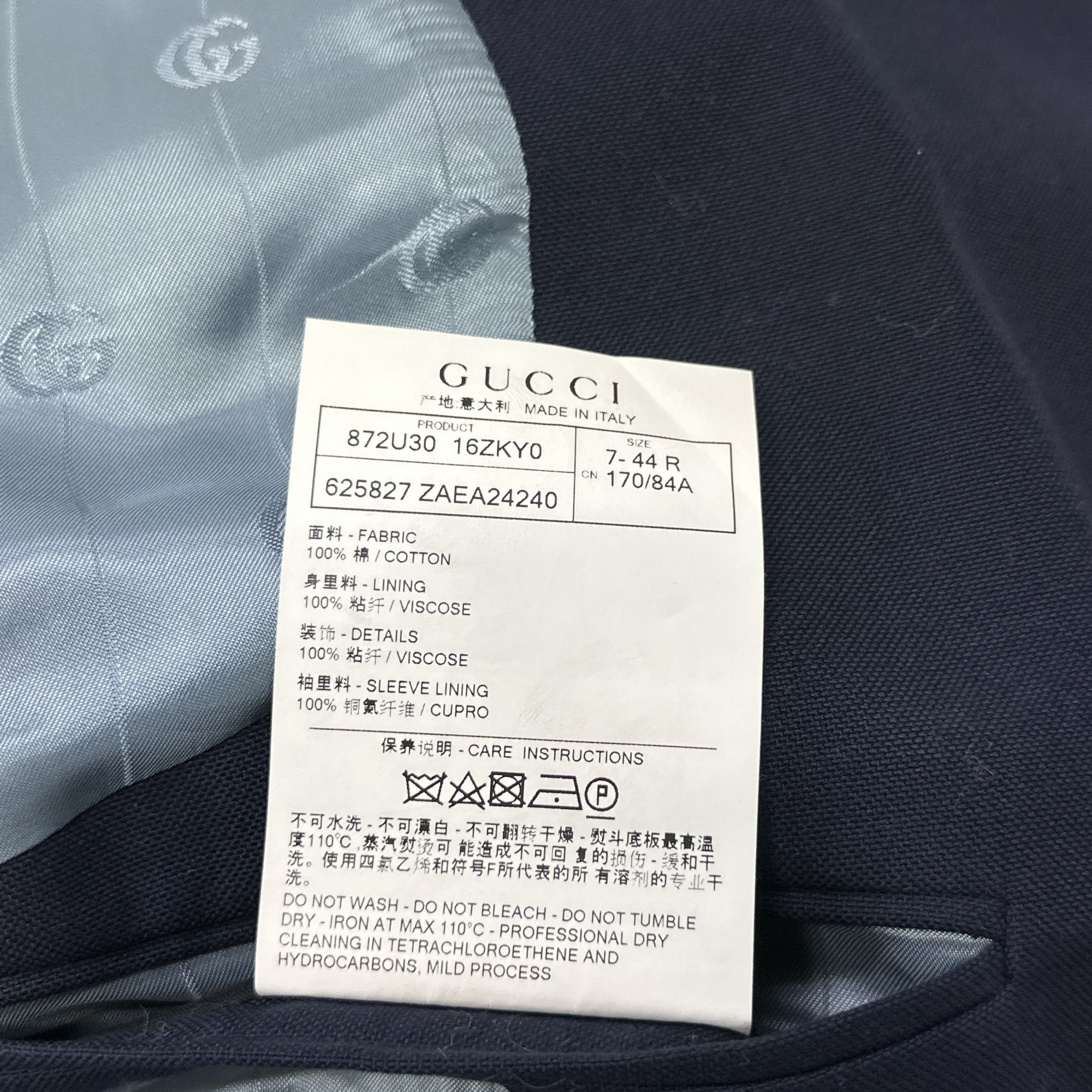 Gucci Gucci Contrast Stitching Blazer Size 34R Size 34R - 4 Thumbnail