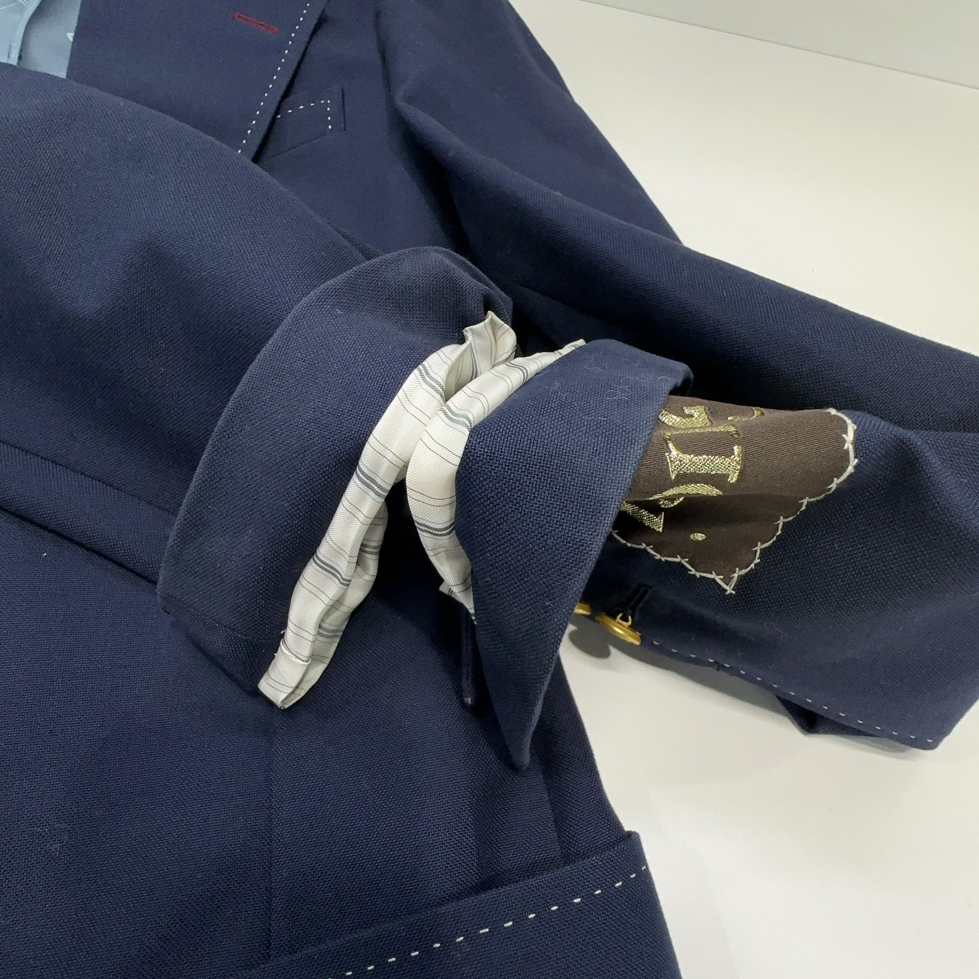 Gucci Gucci Contrast Stitching Blazer Size 34R Size 34R - 6 Thumbnail
