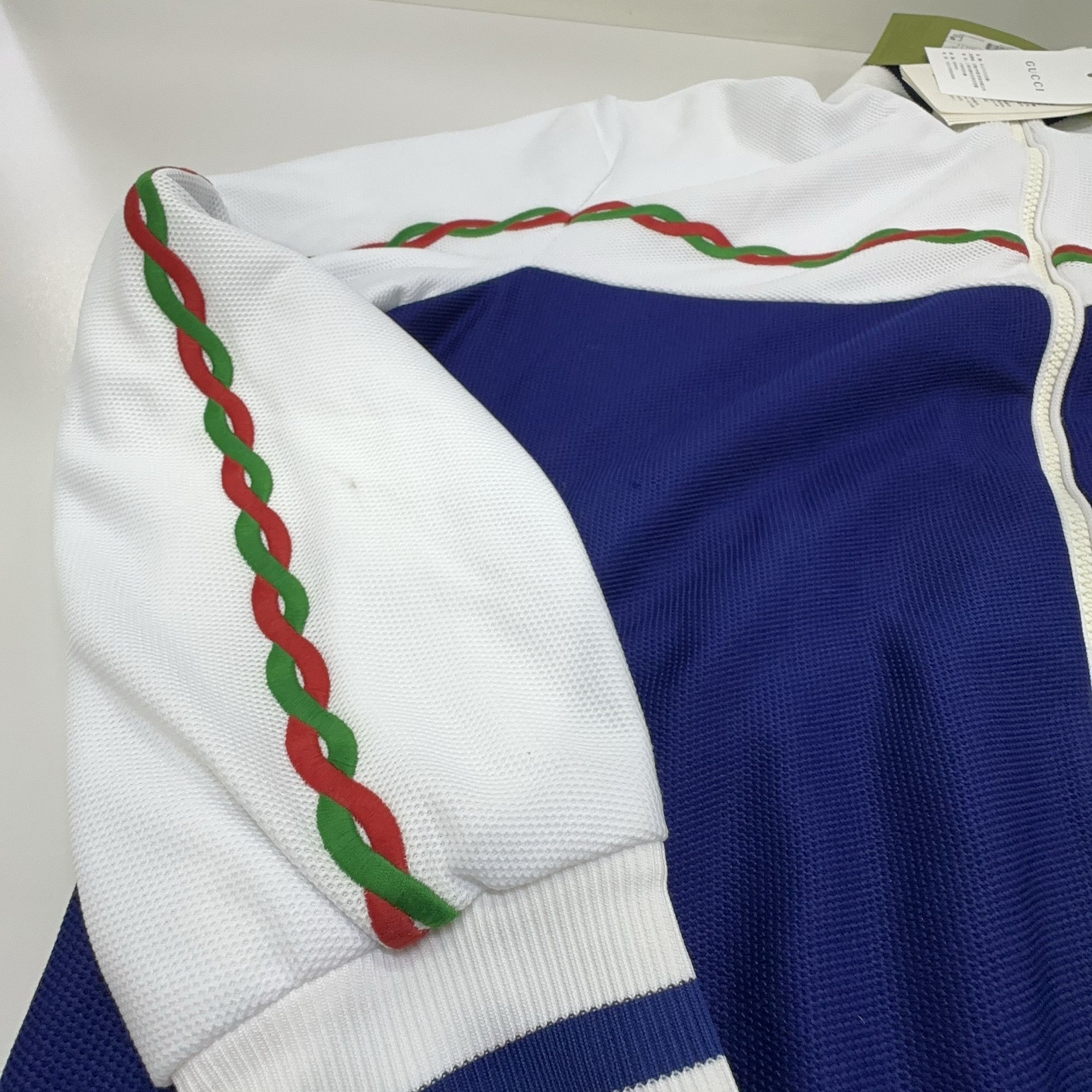 Gucci Gucci Web Trim Zip-Up Jacket Size S Size US S / EU 44-46 / 1 - 7 Thumbnail