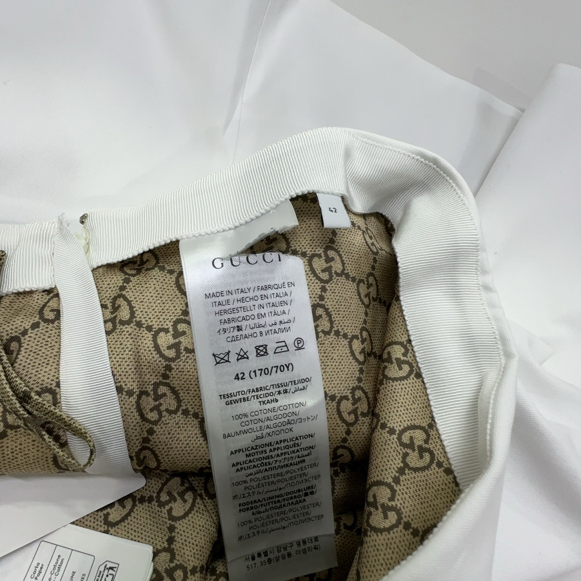Gucci Gucci Heart Embroidery Mini Skirt Size 42 Size 28" / US 6 / IT 42 - 3 Thumbnail