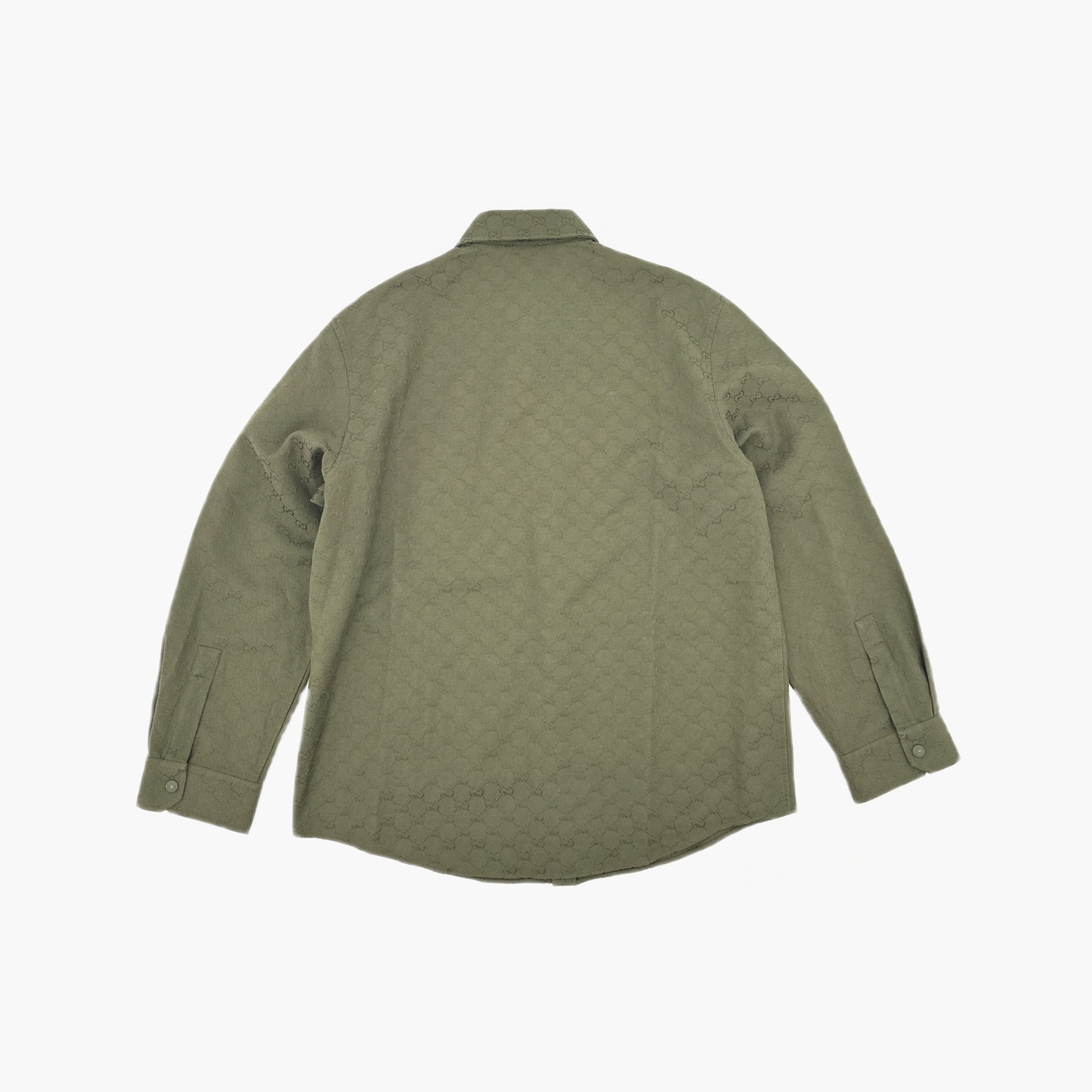 Gucci Gucci GG Embossed Button Up Shirt Size L Size US L / EU 52-54 / 3 - 2 Thumbnail