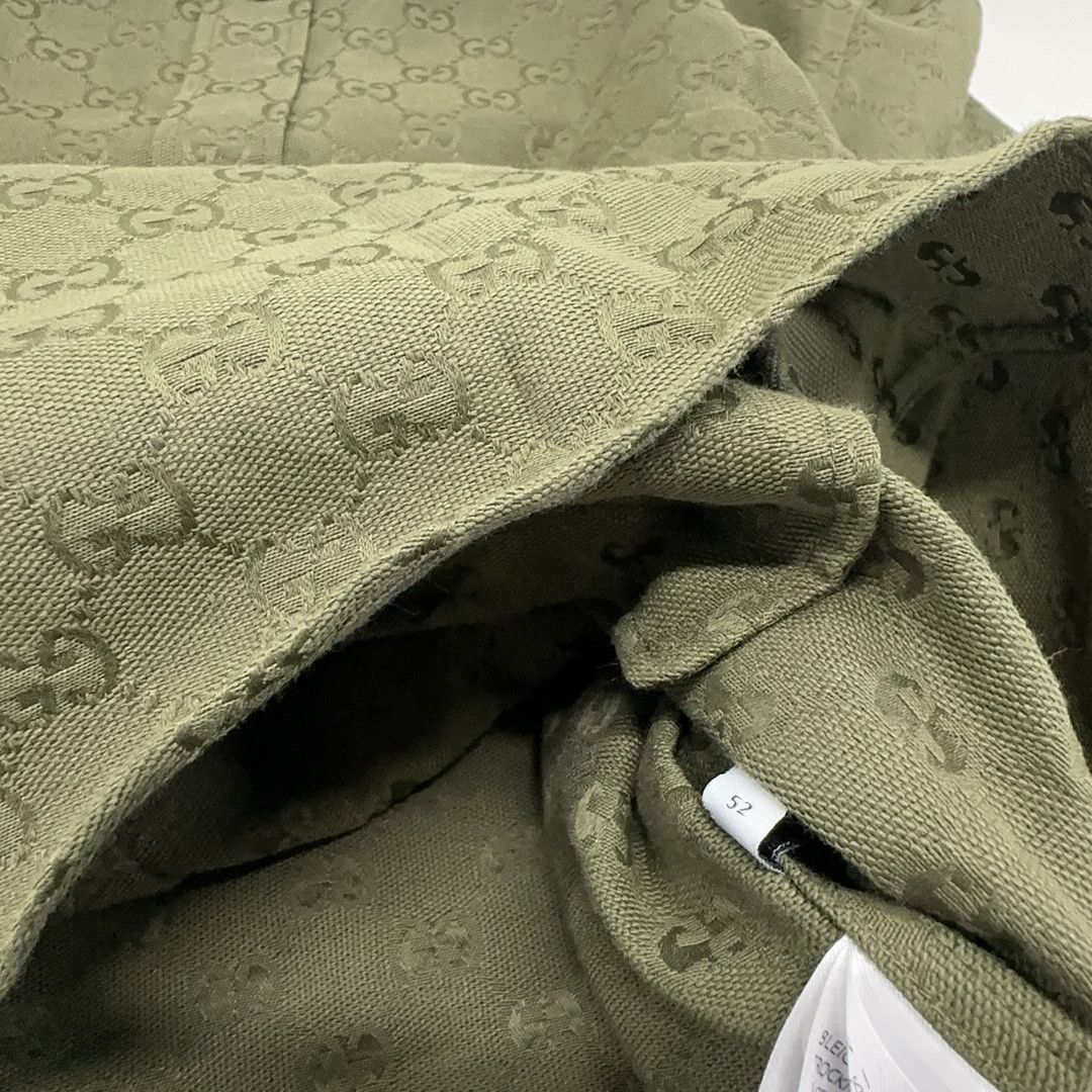 Gucci Gucci GG Embossed Button Up Shirt Size L Size US L / EU 52-54 / 3 - 5 Thumbnail