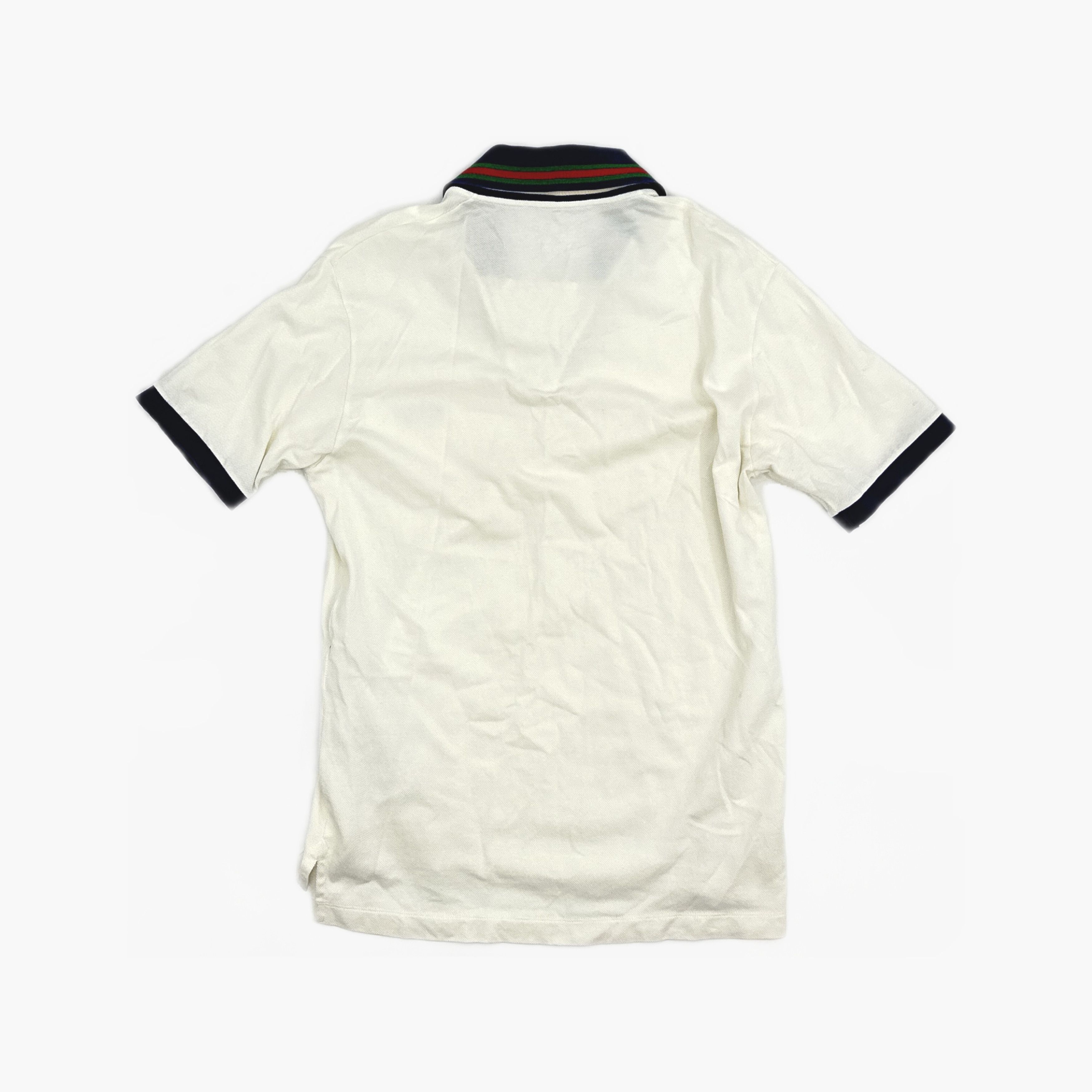 Gucci Gucci Striped Trim V-Neck Polo Shirt Size XS Size US XS / EU 42 / 0 - 2 Thumbnail