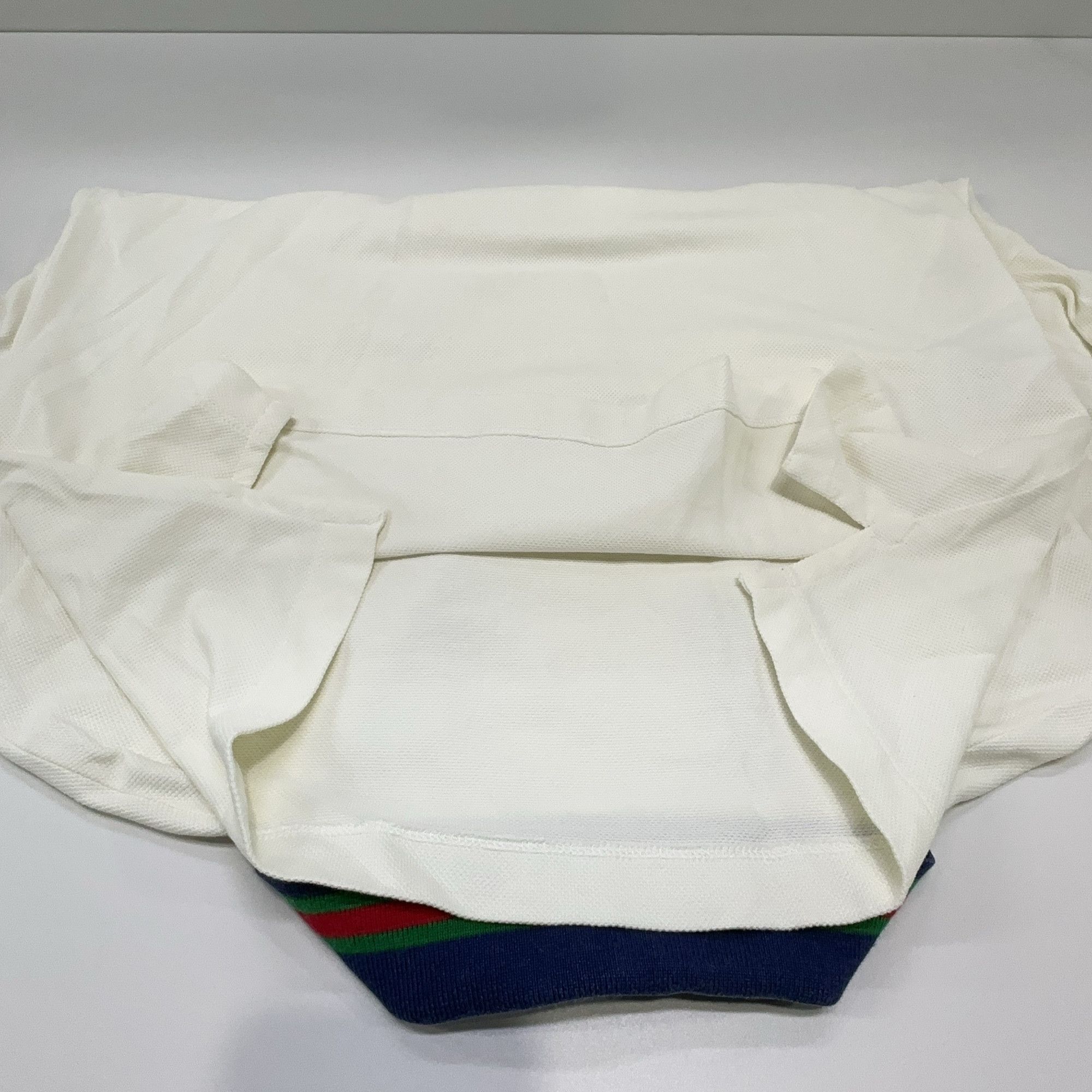 Gucci Gucci Striped Trim V-Neck Polo Shirt Size XS Size US XS / EU 42 / 0 - 10 Thumbnail