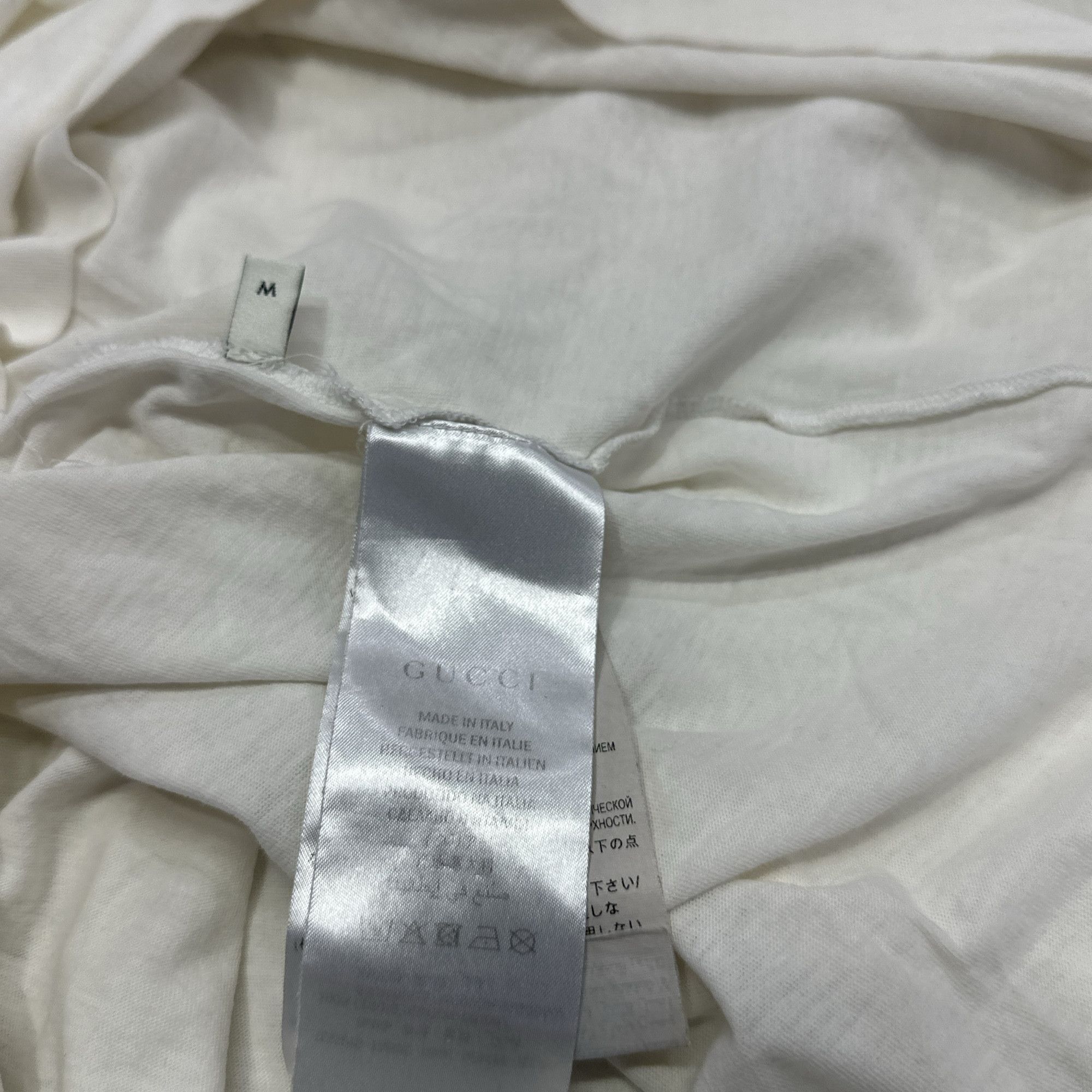 Gucci Gucci Web Stripe Logo T-Shirt Size M Size US M / EU 48-50 / 2 - 5 Thumbnail