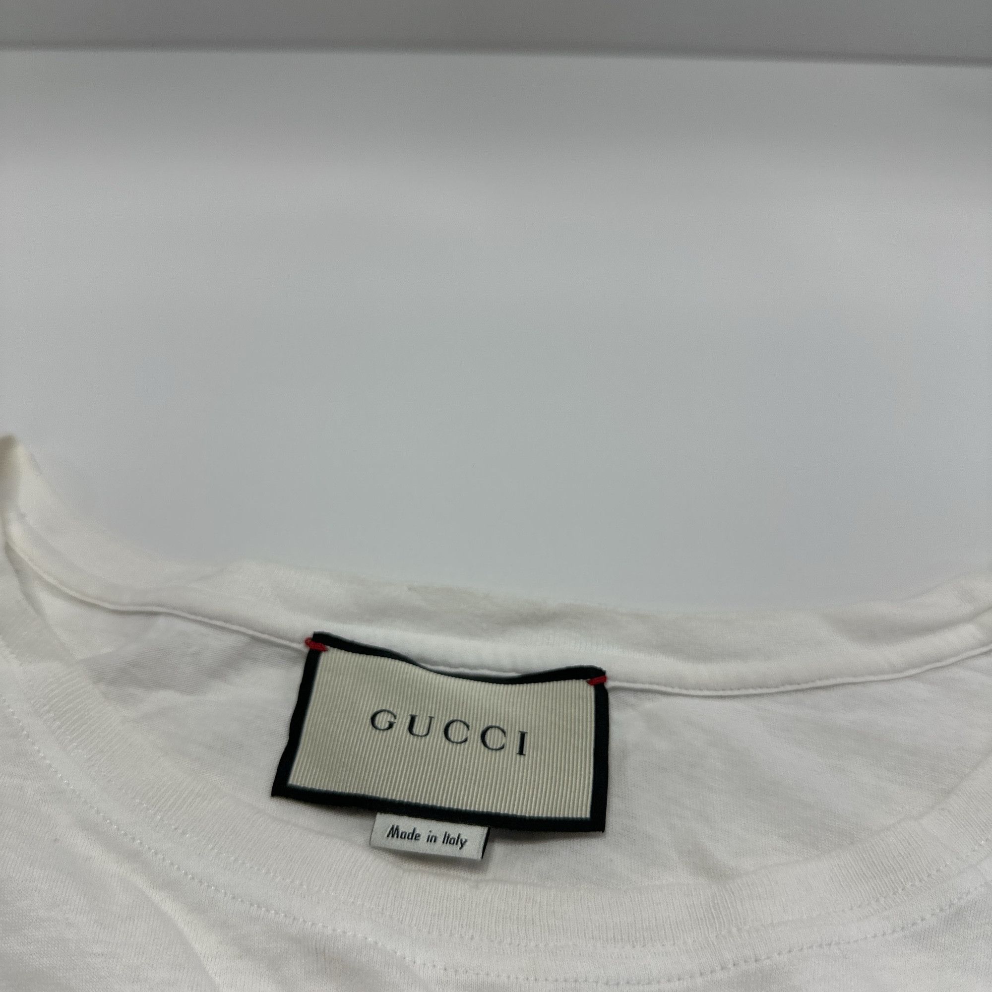Gucci Gucci Web Stripe Logo T-Shirt Size M Size US M / EU 48-50 / 2 - 3 Thumbnail